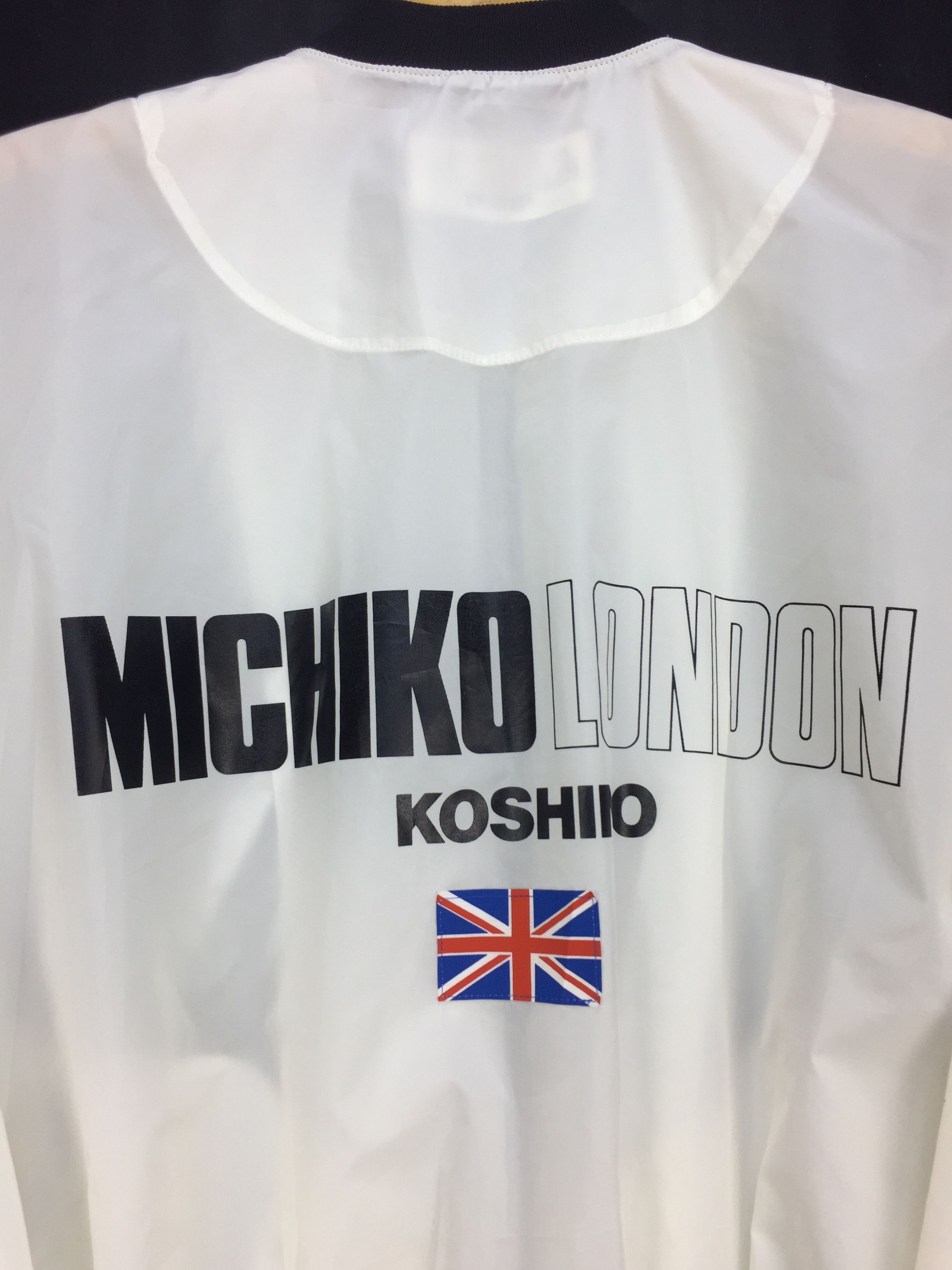 Michiko Koshino London VINTAGE MICHIKO LONDON KOSHINO SPELL OUT BOMBER JACKET Size US L / EU 52-54 / 3 - 6 Thumbnail