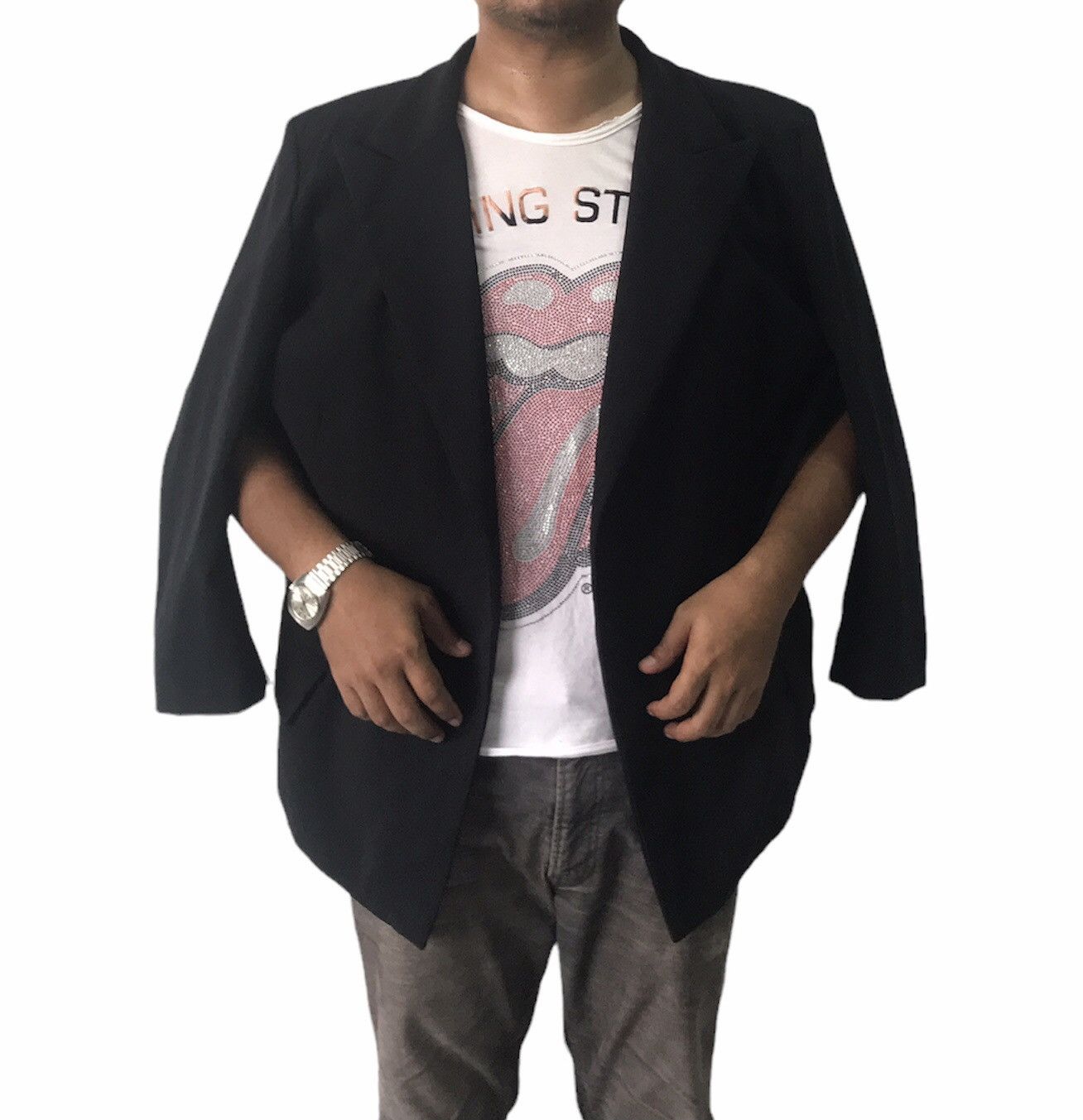 Yohji Yamamoto Rare Design Yohji Yamamoto Hands Out Jacket Size M / US 6-8 / IT 42-44 - 3 Thumbnail