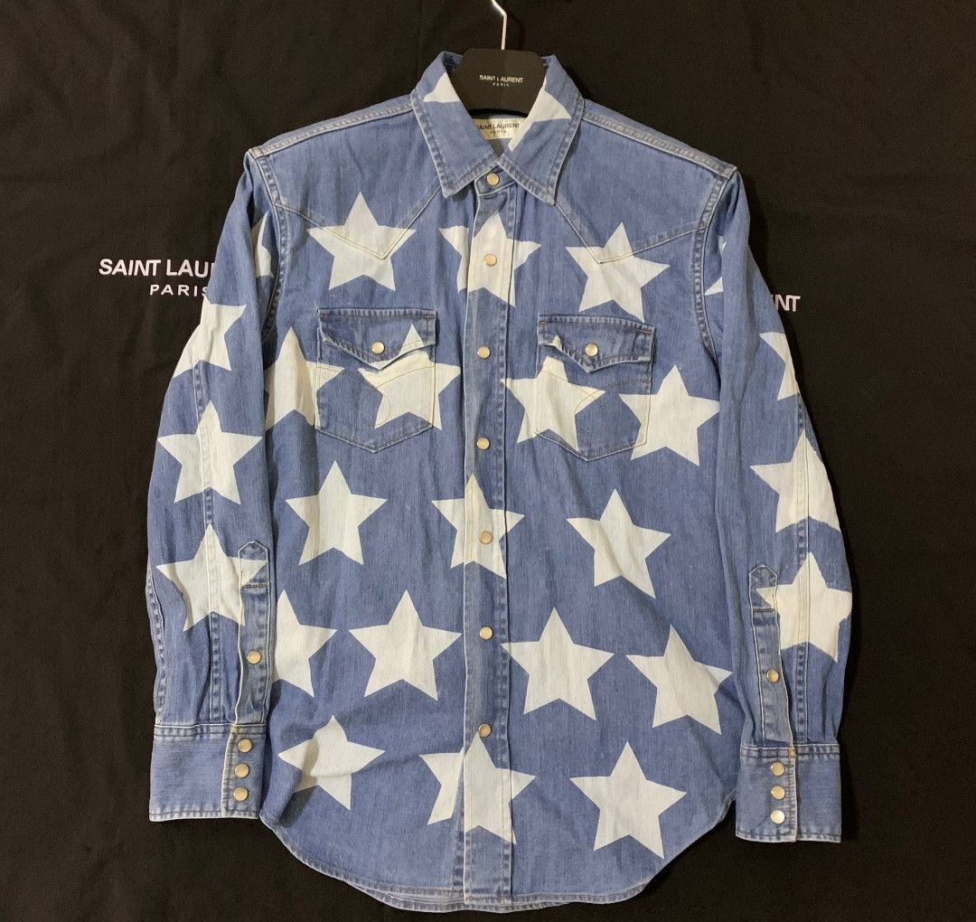 Saint Laurent Paris saint laurent star shirt Size US L / EU 52-54 / 3 - 1 Thumbnail