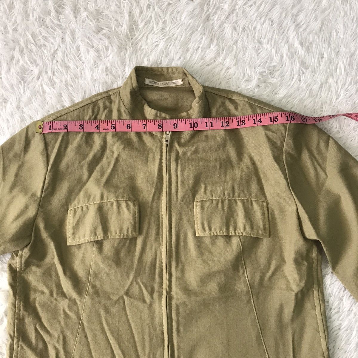 Yohji Yamamoto 💥Steals💥Y’s Yohji Yamamoto Zipper Wool Jacket Rare Colour Size US M / EU 48-50 / 2 - 16 Thumbnail
