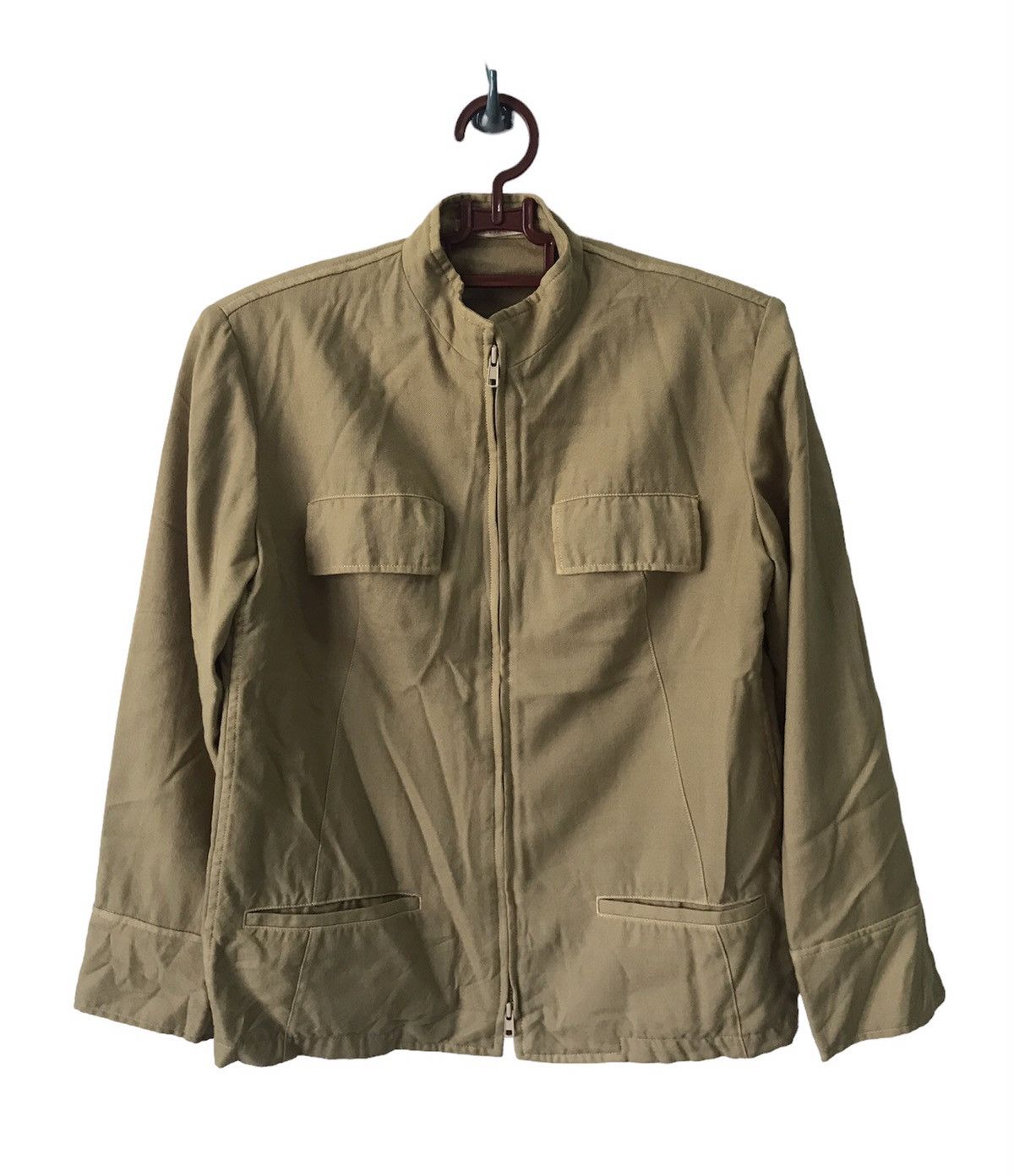 Yohji Yamamoto 💥Steals💥Y’s Yohji Yamamoto Zipper Wool Jacket Rare Colour Size US M / EU 48-50 / 2 - 1 Thumbnail