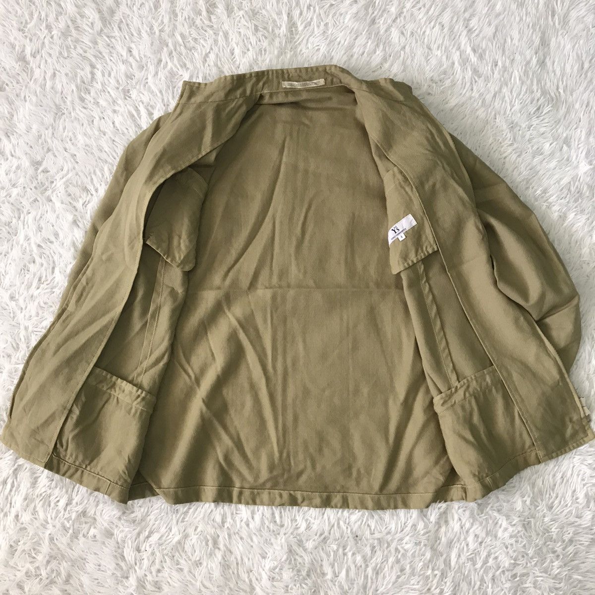 Yohji Yamamoto 💥Steals💥Y’s Yohji Yamamoto Zipper Wool Jacket Rare Colour Size US M / EU 48-50 / 2 - 12 Thumbnail