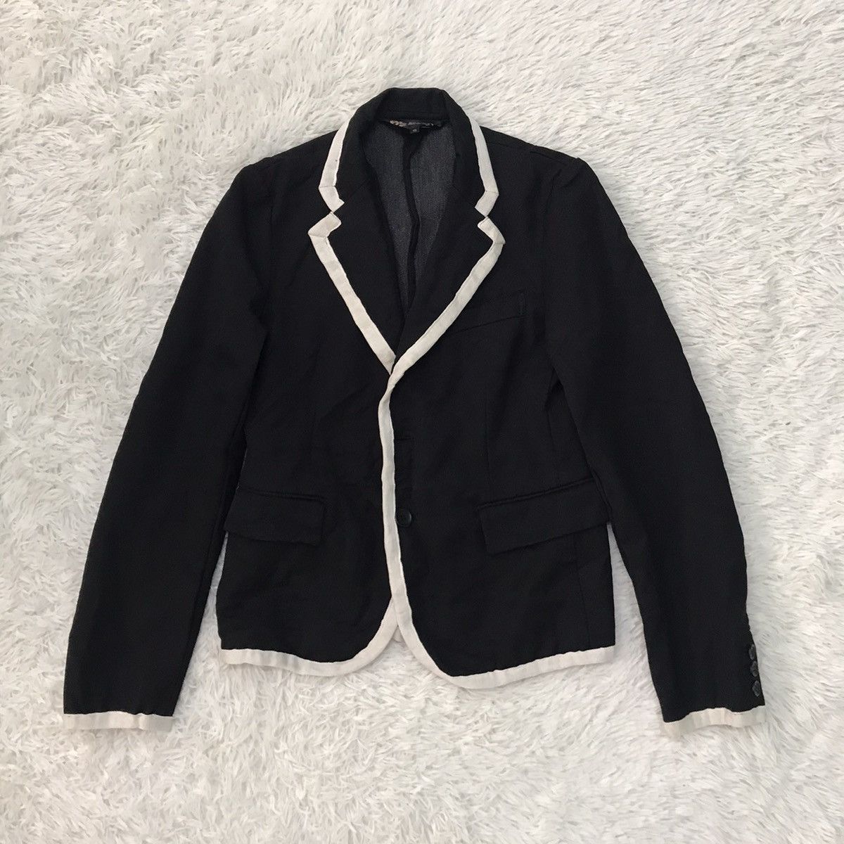 Comme des Garcons AD2010 Black Comme des Garcons Coat Size US S / EU 44-46 / 1 - 1 Thumbnail