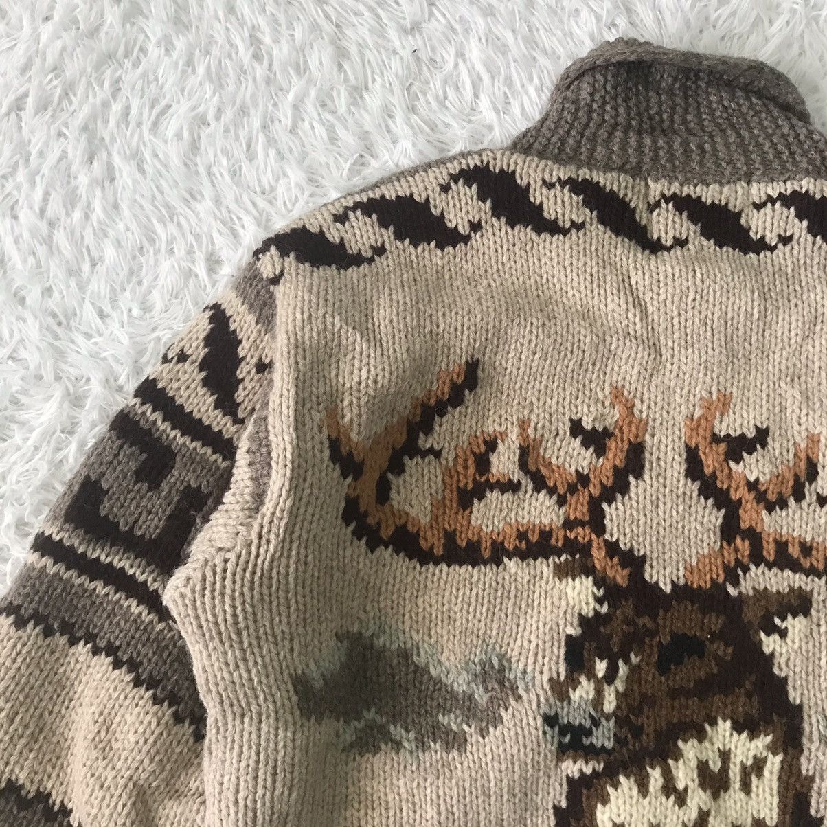 Vintage Vtg Nice Deer Print Knit Jacket University Shop Size US M / EU 48-50 / 2 - 12 Thumbnail