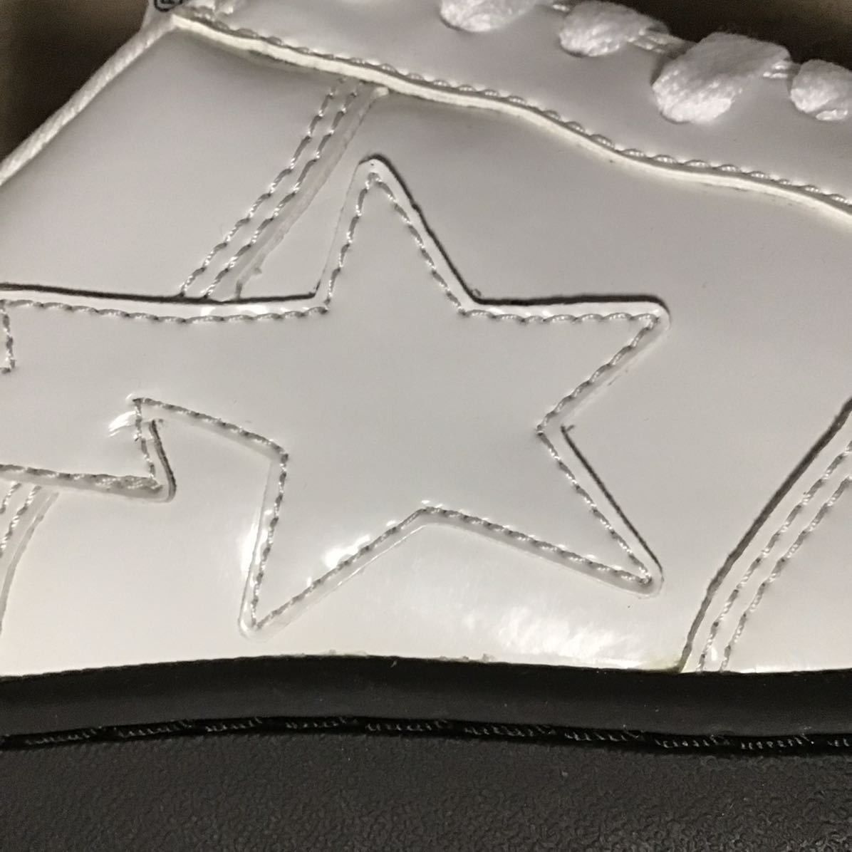 Bape BAPESTA Patent leather sneakers a bathing ape BAPE STA Size US 9.5 / EU 42-43 - 7 Thumbnail