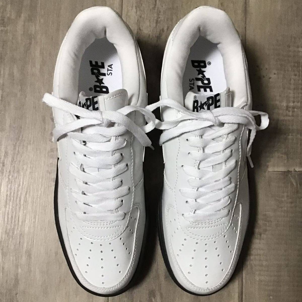 Bape BAPESTA Patent leather sneakers a bathing ape BAPE STA Size US 9.5 / EU 42-43 - 4 Thumbnail