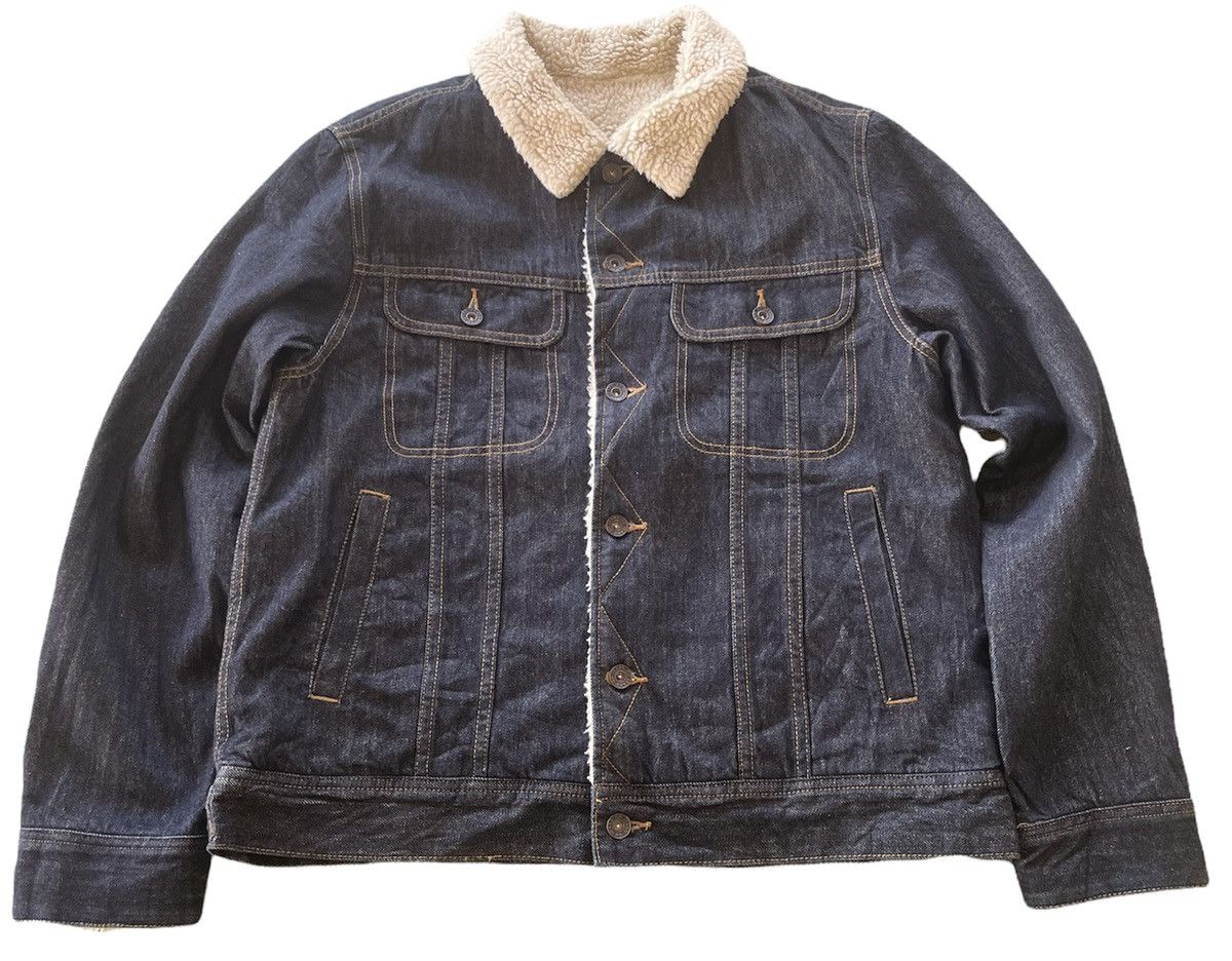 Japanese Brand GU JEANS JACKET DENIM Size US L / EU 52-54 / 3 - 1 Thumbnail
