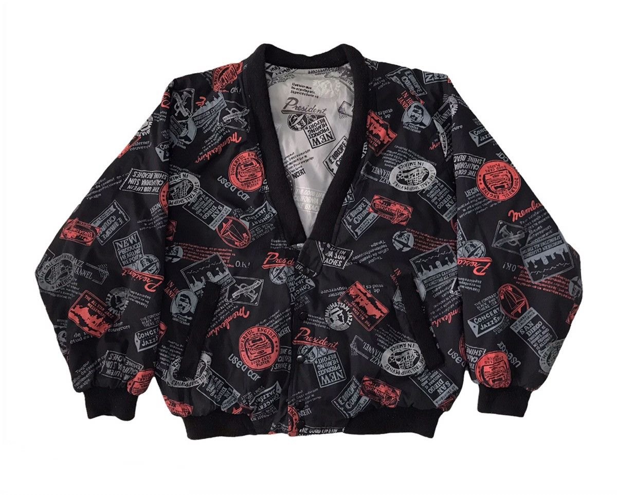 Japanese Brand Rare Heaven Bound Full Printed Reversible Jacket Cardigan Size US M / EU 48-50 / 2 - 1 Thumbnail