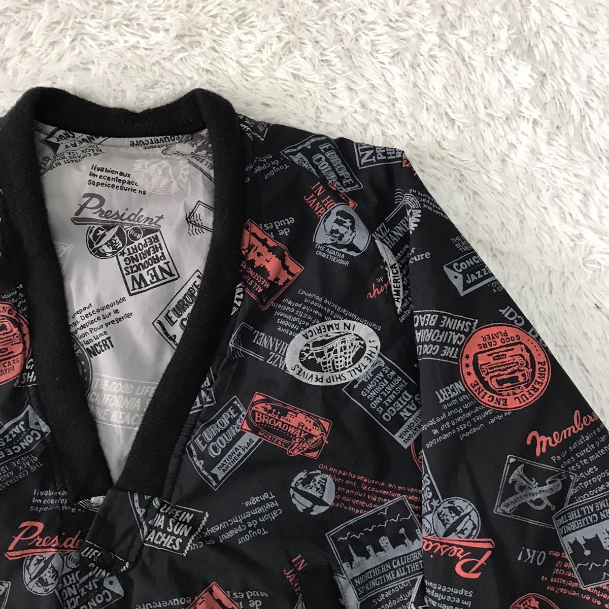 Japanese Brand Rare Heaven Bound Full Printed Reversible Jacket Cardigan Size US M / EU 48-50 / 2 - 7 Thumbnail