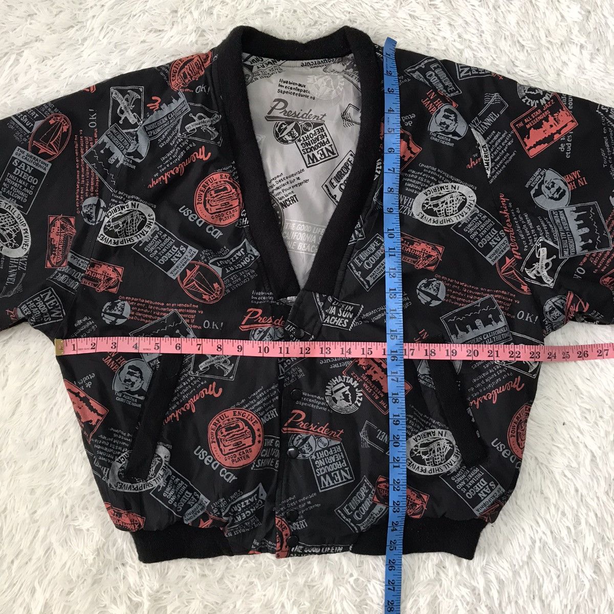 Japanese Brand Rare Heaven Bound Full Printed Reversible Jacket Cardigan Size US M / EU 48-50 / 2 - 16 Thumbnail