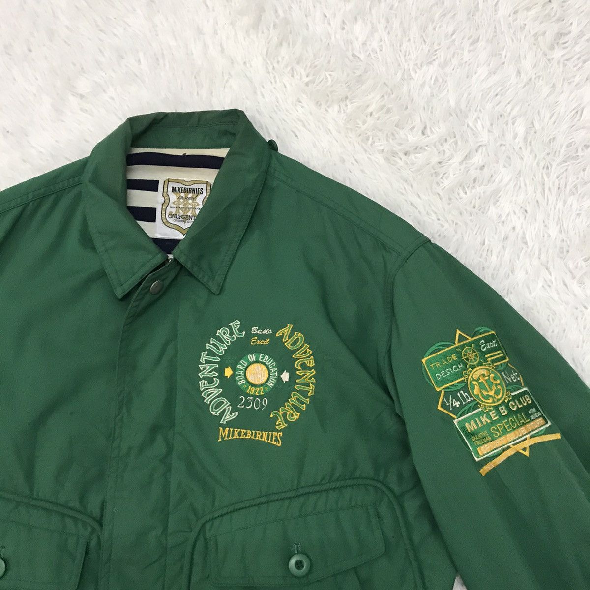 Japanese Brand Mikebirnies Casual Bomber Like Jacket Size US M / EU 48-50 / 2 - 5 Thumbnail