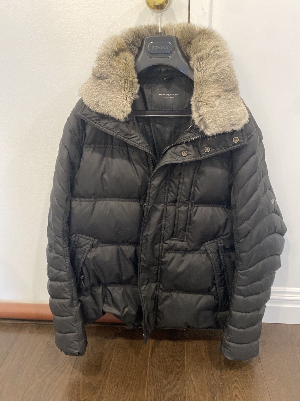 Andrew Marc Mens Andrew Marc Winter Coat Fur Collar Puffer Jacket | Grailed