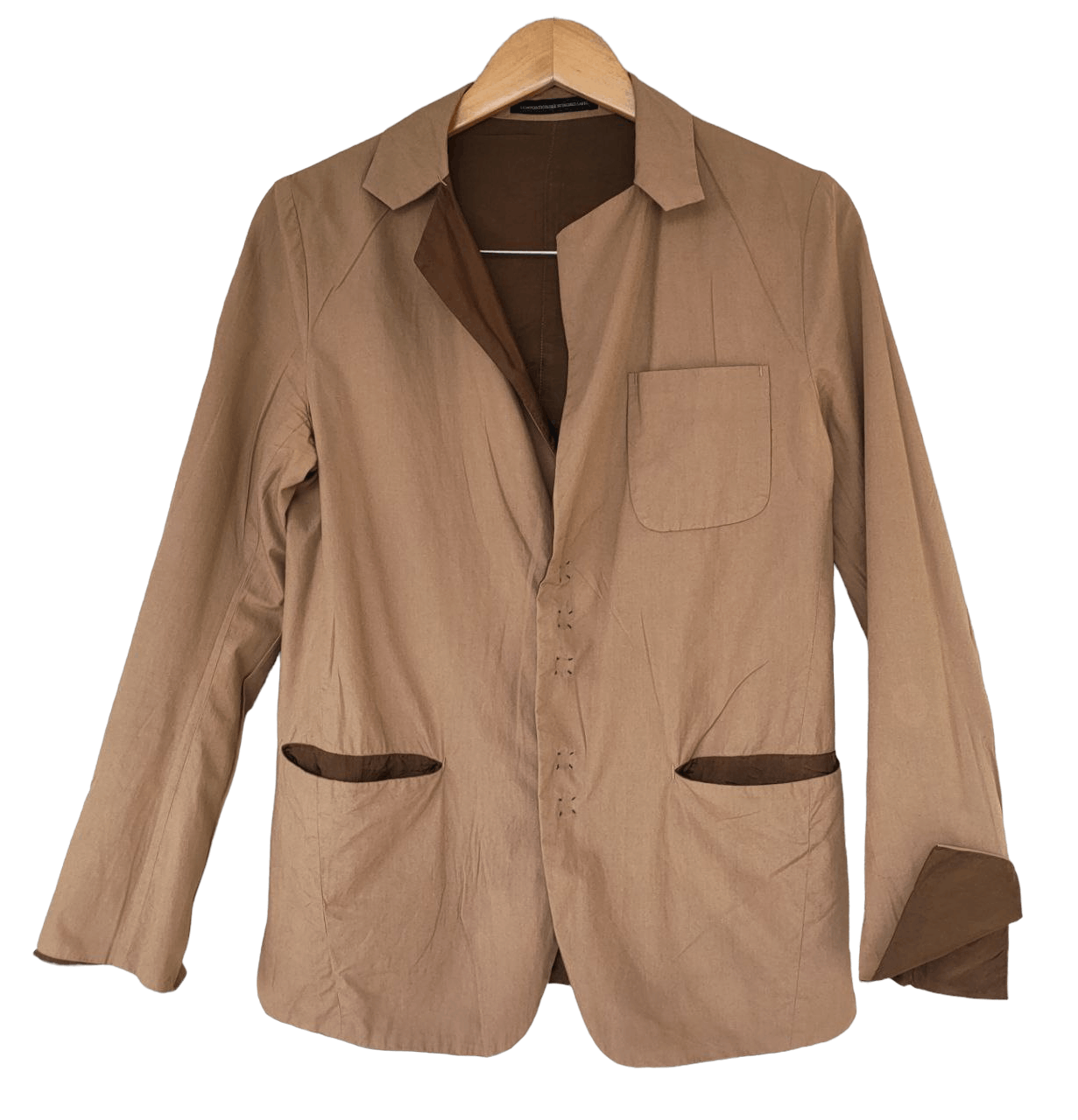 image of Yohji Yamamoto x YS Y's Reversible Jacket in Brown, Women's (Size Small)