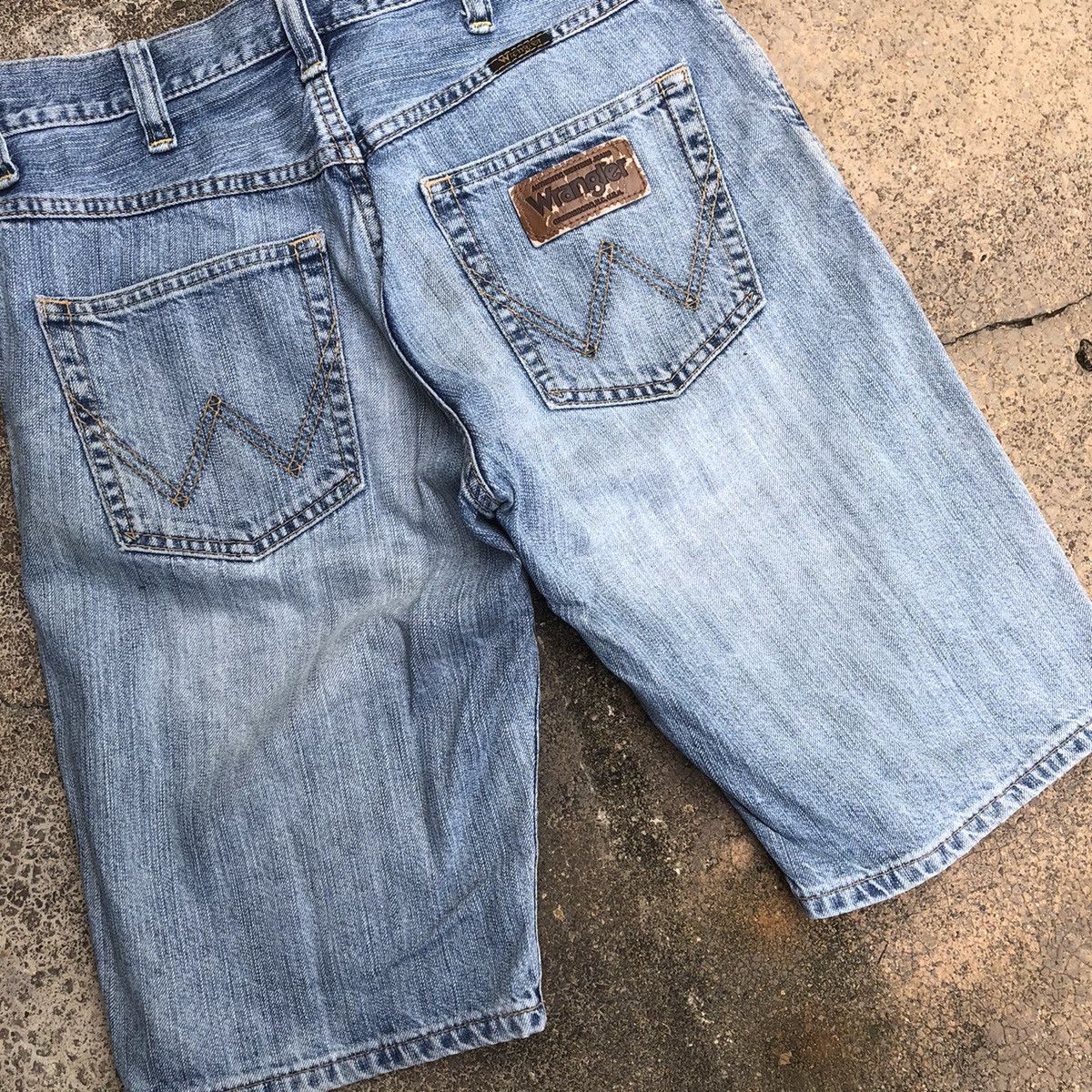 Vintage × Wrangler 🔥Rare🔥Wrangler W033 Stoned Wash Rips Distress Denim Pants Size US 29 - 3 Thumbnail