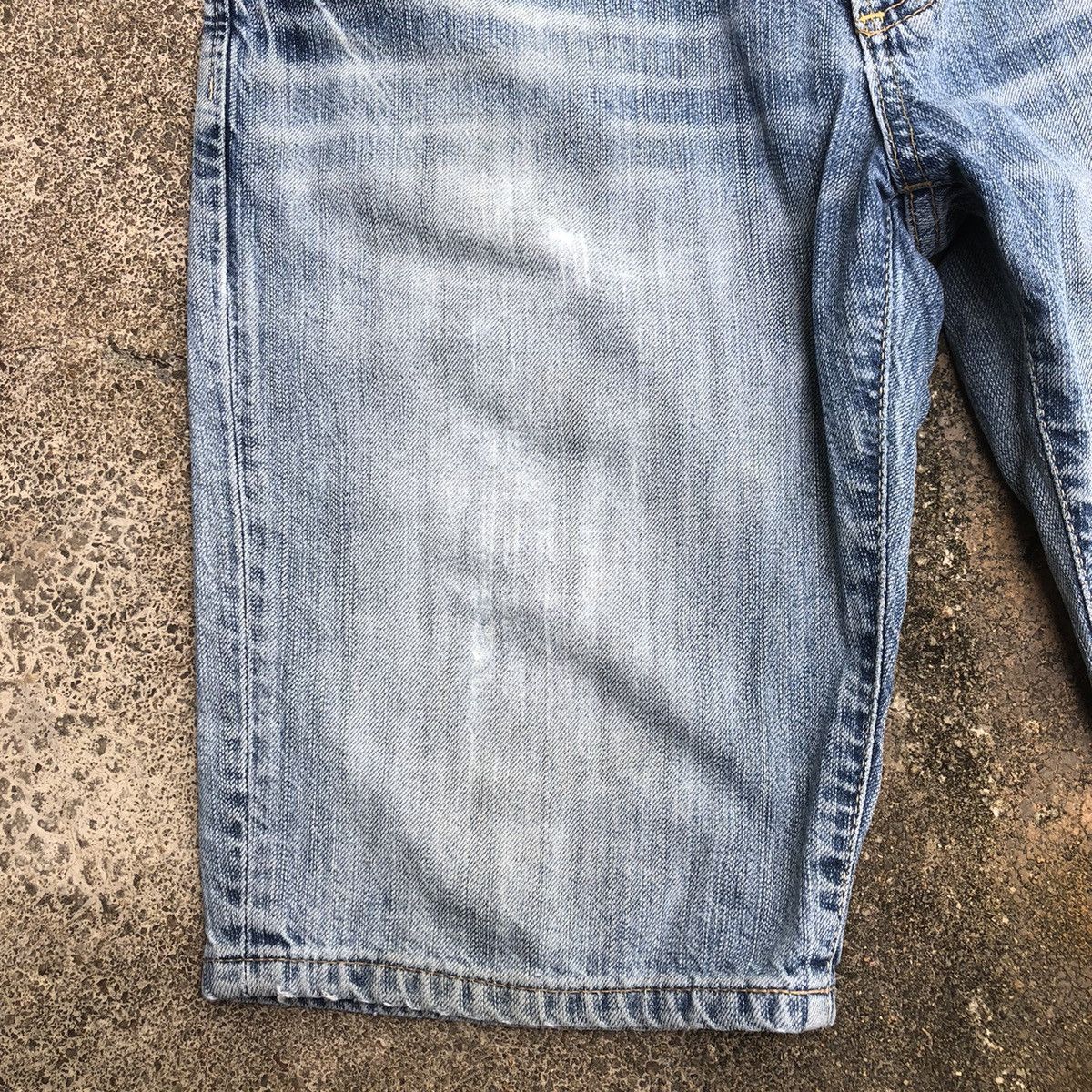 Vintage × Wrangler 🔥Rare🔥Wrangler W033 Stoned Wash Rips Distress Denim Pants Size US 29 - 4 Thumbnail