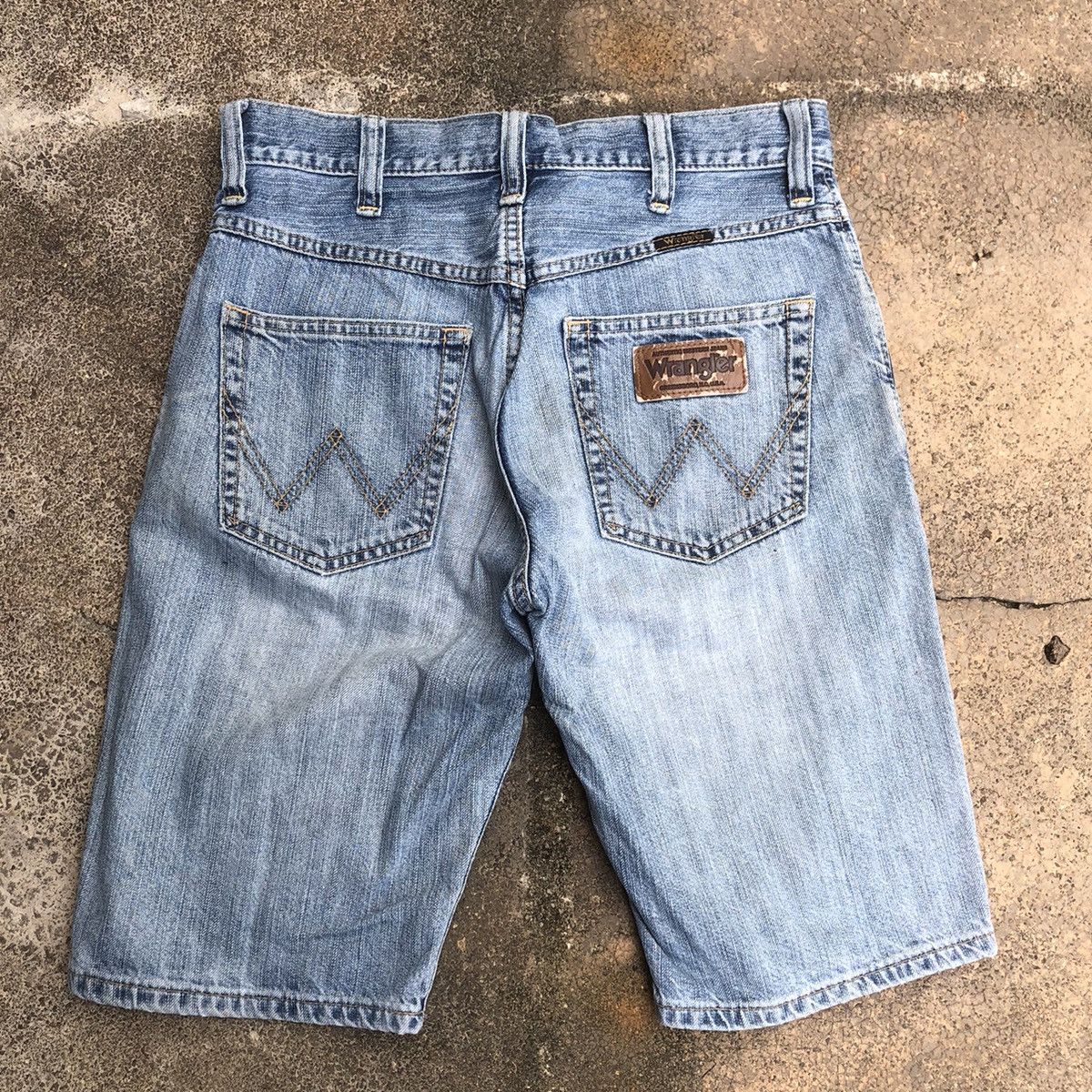 Vintage × Wrangler 🔥Rare🔥Wrangler W033 Stoned Wash Rips Distress Denim Pants Size US 29 - 2 Thumbnail