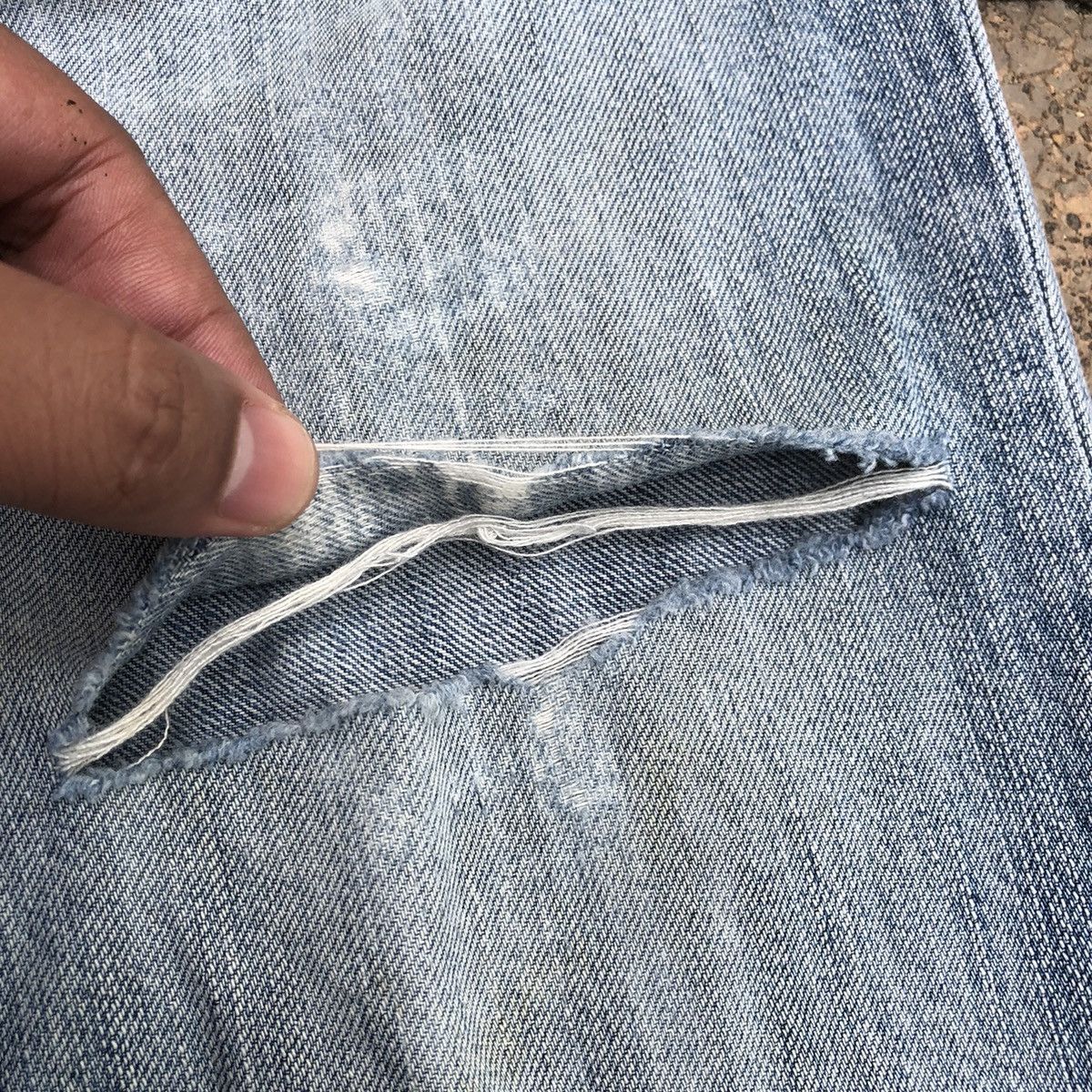 Vintage × Wrangler 🔥Rare🔥Wrangler W033 Stoned Wash Rips Distress Denim Pants Size US 29 - 9 Thumbnail