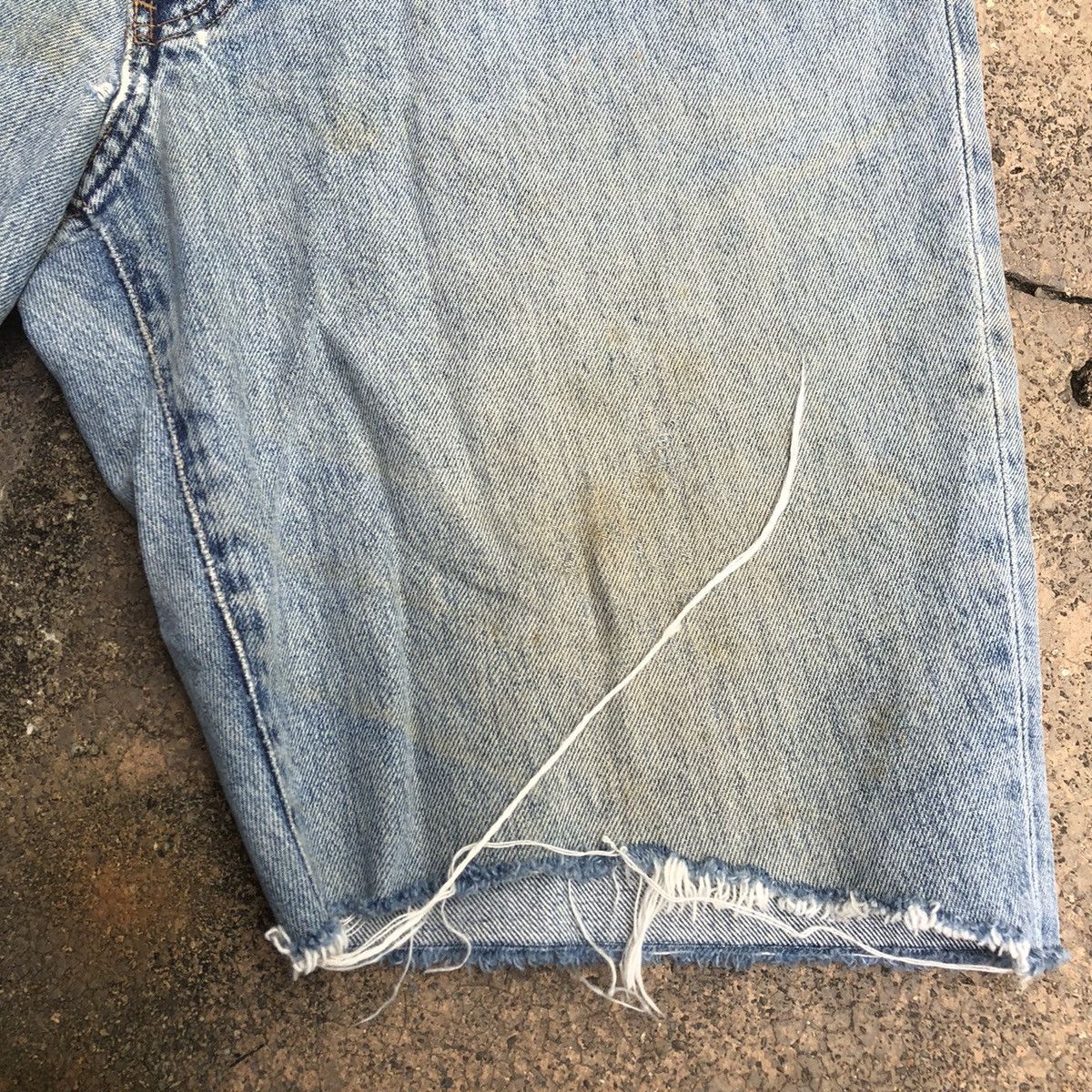 RRL Ralph Lauren × Ralph Lauren 🔥Trash🔥RRL Ralph Lauren Destroy Slay Rips Dirty Denim Pants Size US 35 - 5 Thumbnail