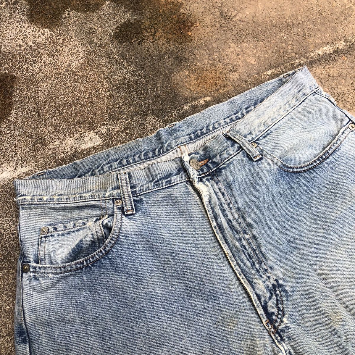 RRL Ralph Lauren × Ralph Lauren 🔥Trash🔥RRL Ralph Lauren Destroy Slay Rips Dirty Denim Pants Size US 35 - 13 Thumbnail