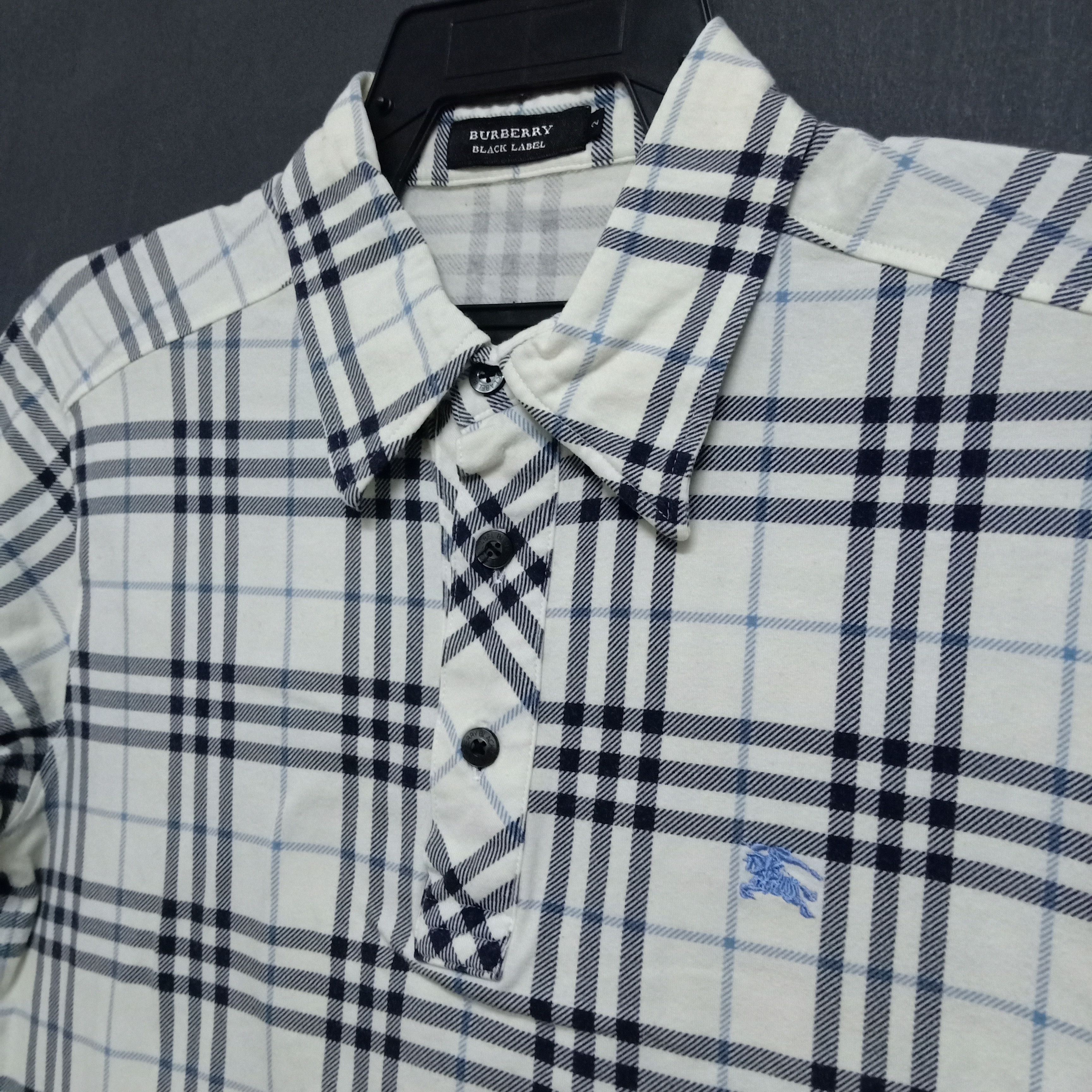 Burberry Burberry Black Label Checkered Polo Size S / US 4 / IT 40 - 1 Thumbnail