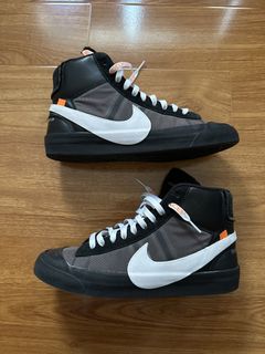 Men Black Nike_ mid blazer off x off white, Size: 78910