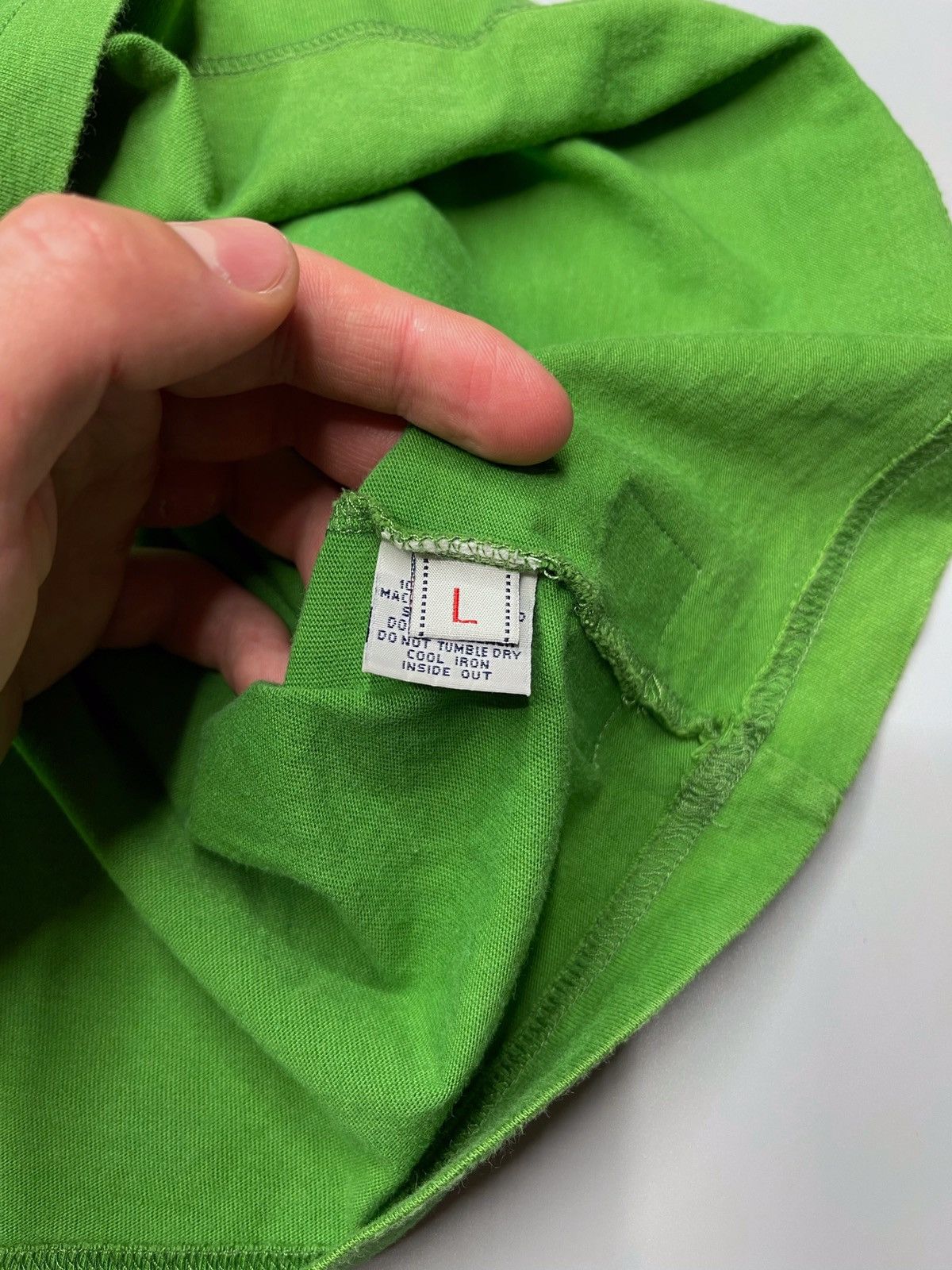 Evisu × Vintage Vintage Evisu Big Logo Green Tee Size US L / EU 52-54 / 3 - 6 Thumbnail
