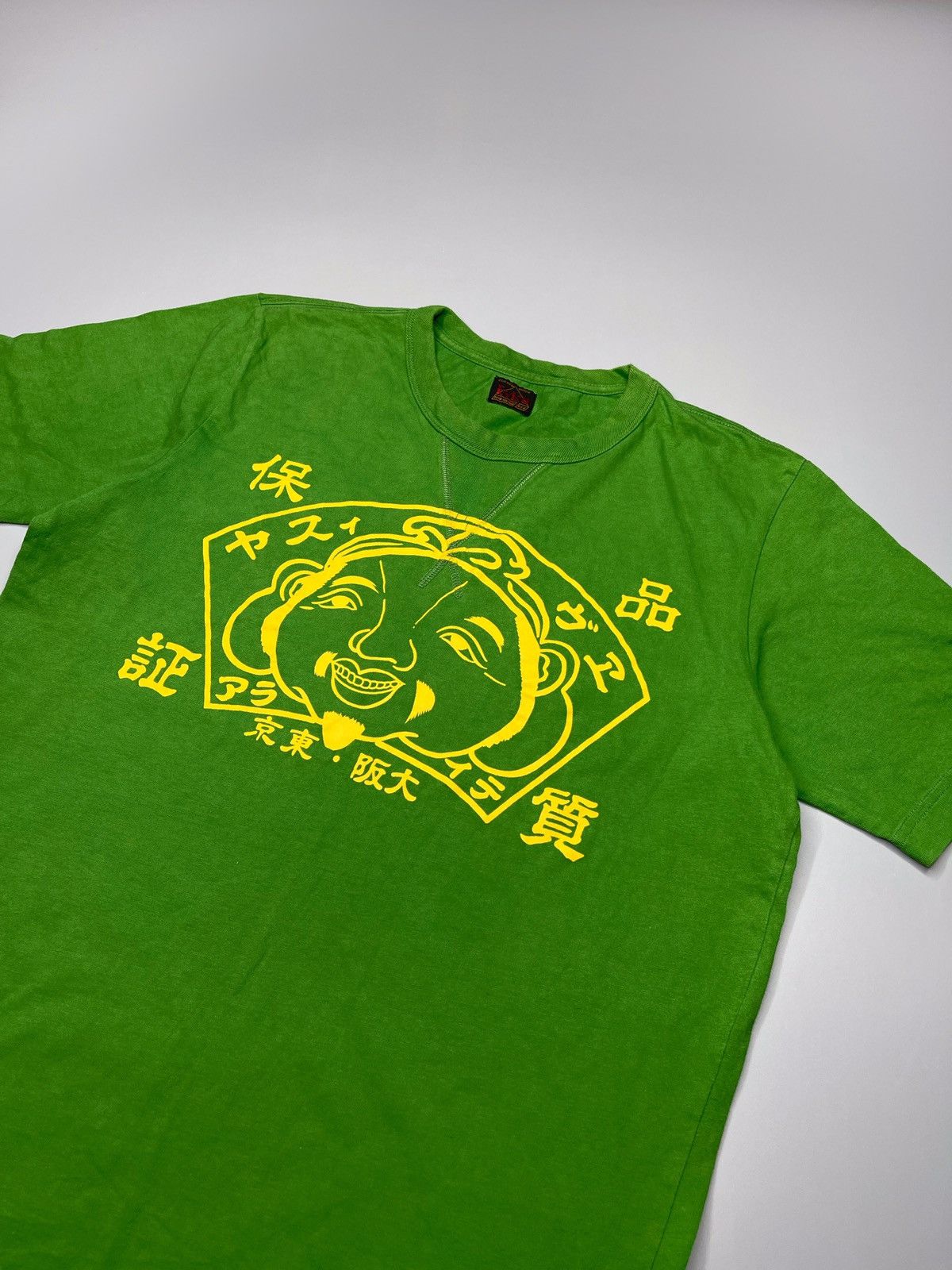 Evisu × Vintage Vintage Evisu Big Logo Green Tee Size US L / EU 52-54 / 3 - 2 Thumbnail