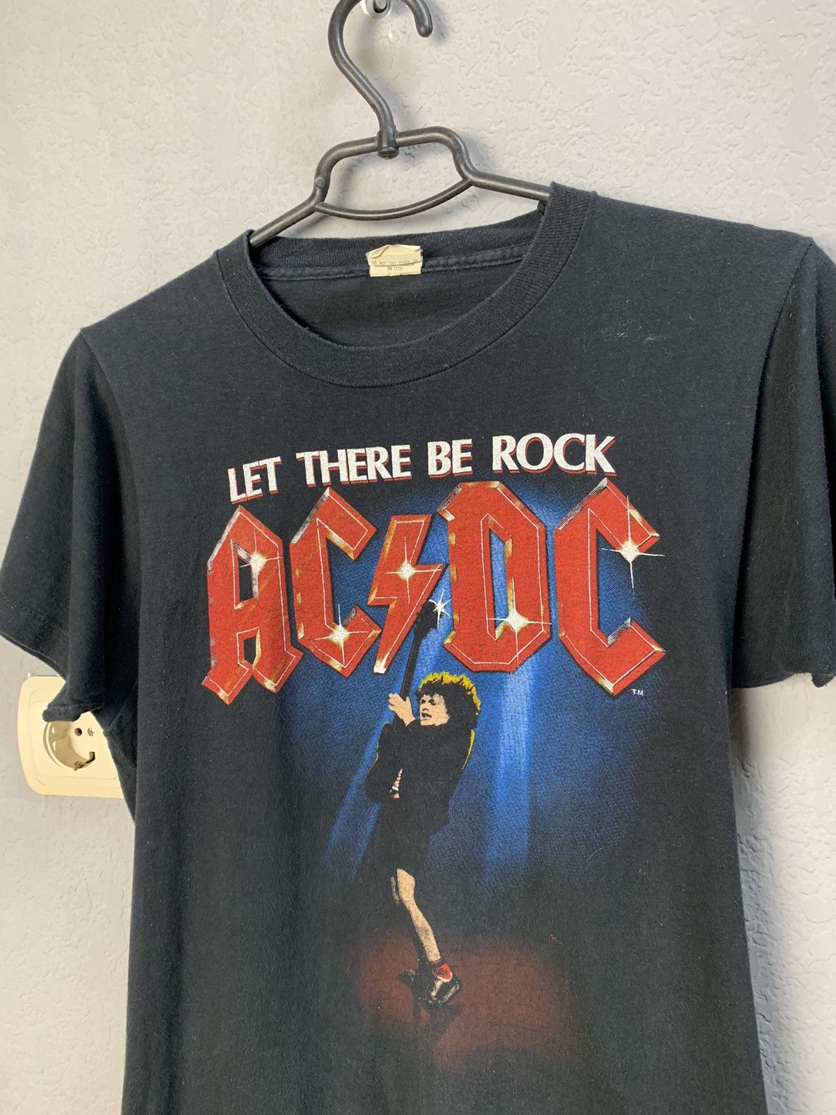 AC/DC LET THERE Be Rock 1982 t-shirt rock tee rare ac/dc 80s