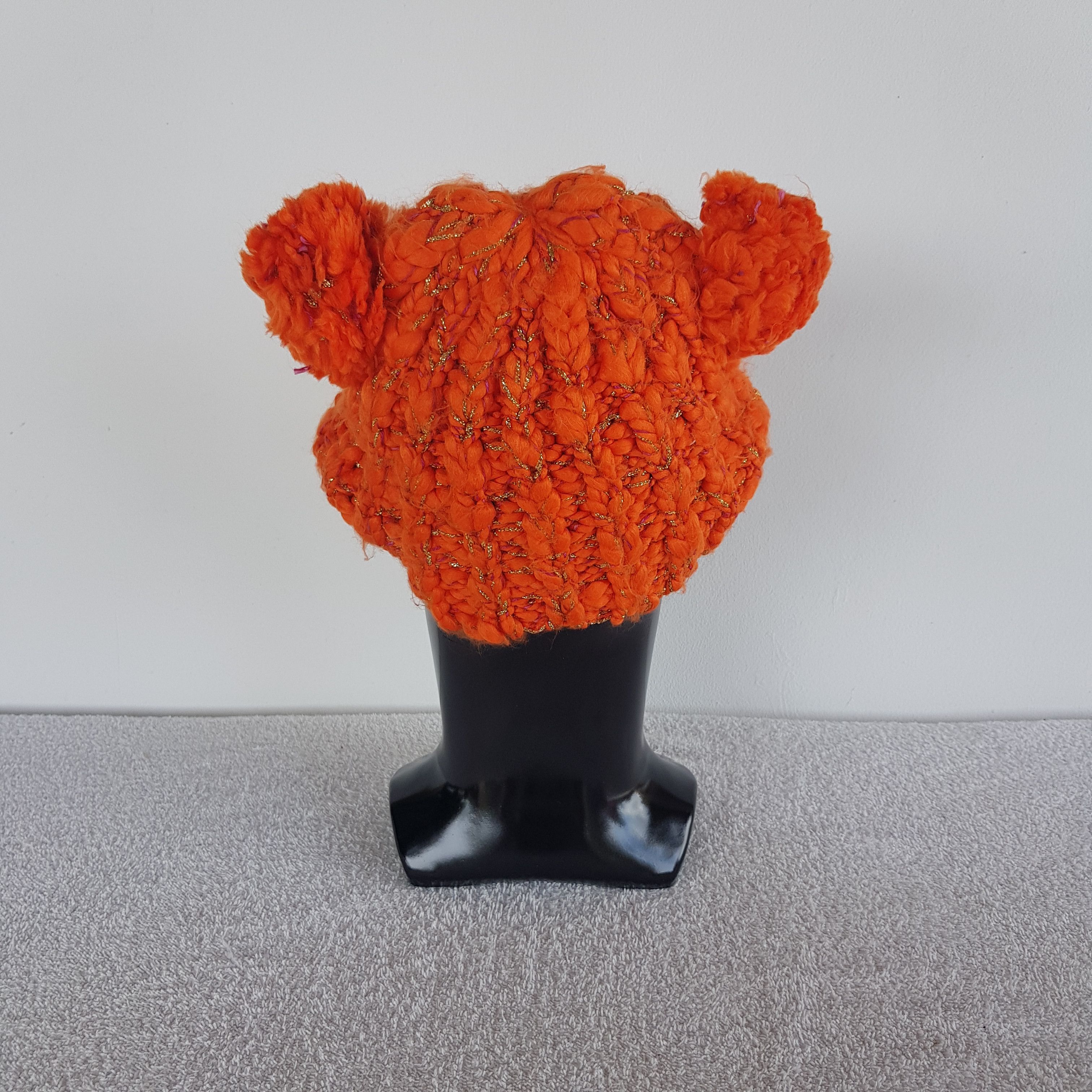 Japanese Brand × Vintage Unknown Japanese Beanie Pom Pom Cap Knitted Jose Wong Hats Size ONE SIZE - 5 Thumbnail