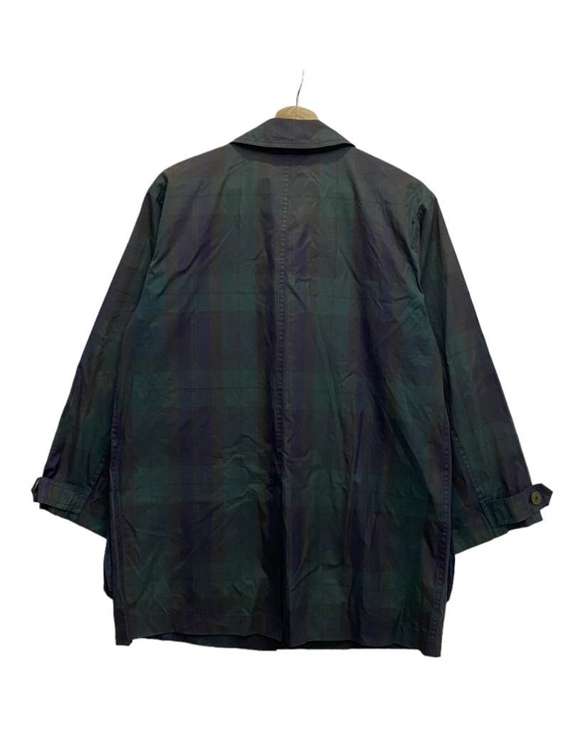Aquascutum 🔥VINTAGE AQUASCUTUM PLAID GREEN NYLON BUTTON JACKET Size US M / EU 48-50 / 2 - 3 Thumbnail