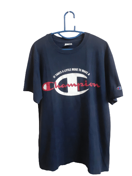 Champion Vintage 90's Champion Big Logo & Spellout T Shirt Size US M / EU 48-50 / 2 - 1 Thumbnail