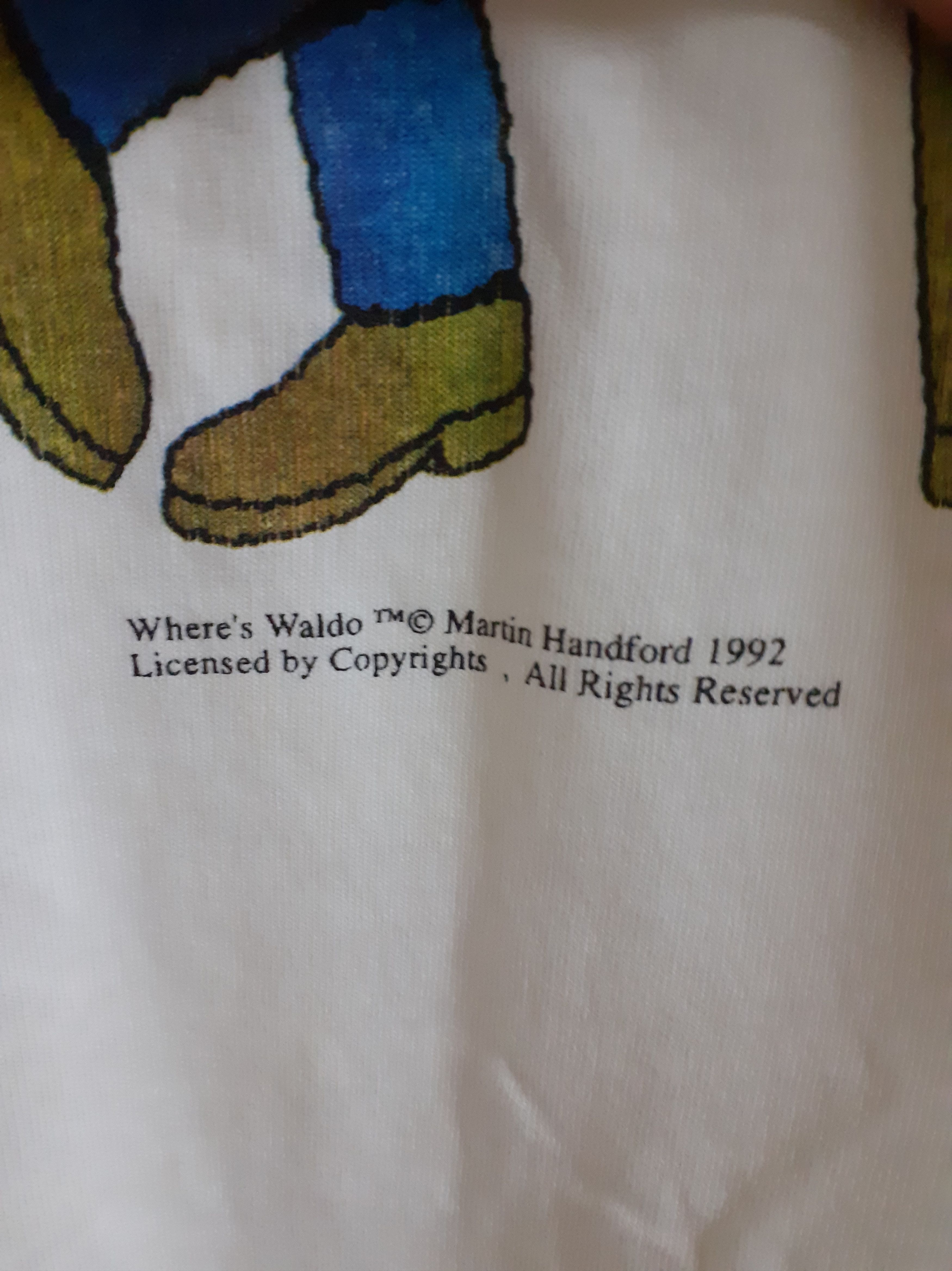 Fruit Of The Loom Very Rare Vintage Where's Waldo T Shirt Size US L / EU 52-54 / 3 - 4 Thumbnail
