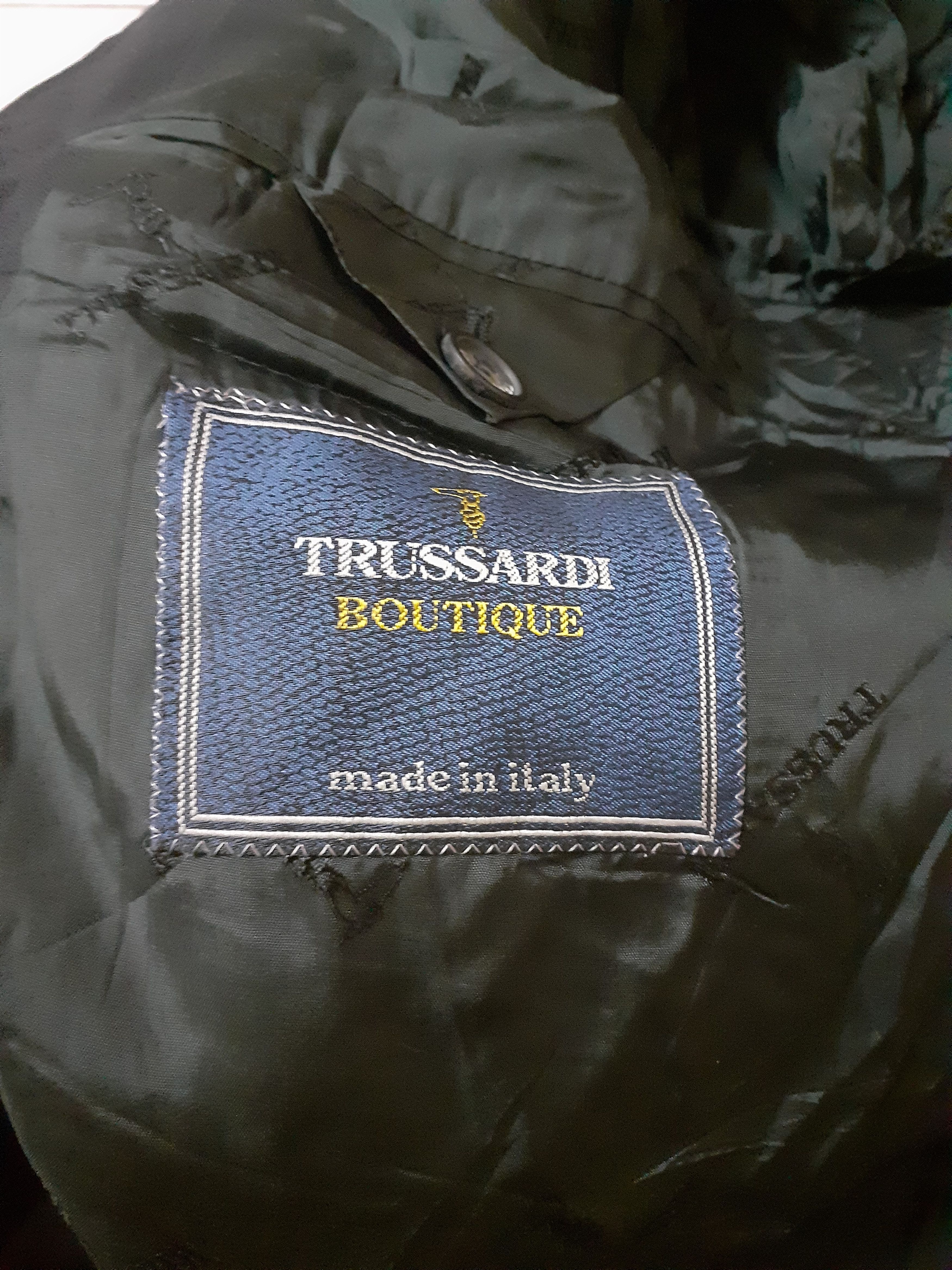 Trussardi Trussardi Blazer Coat Jacket Made In Italy Size 46L - 6 Thumbnail