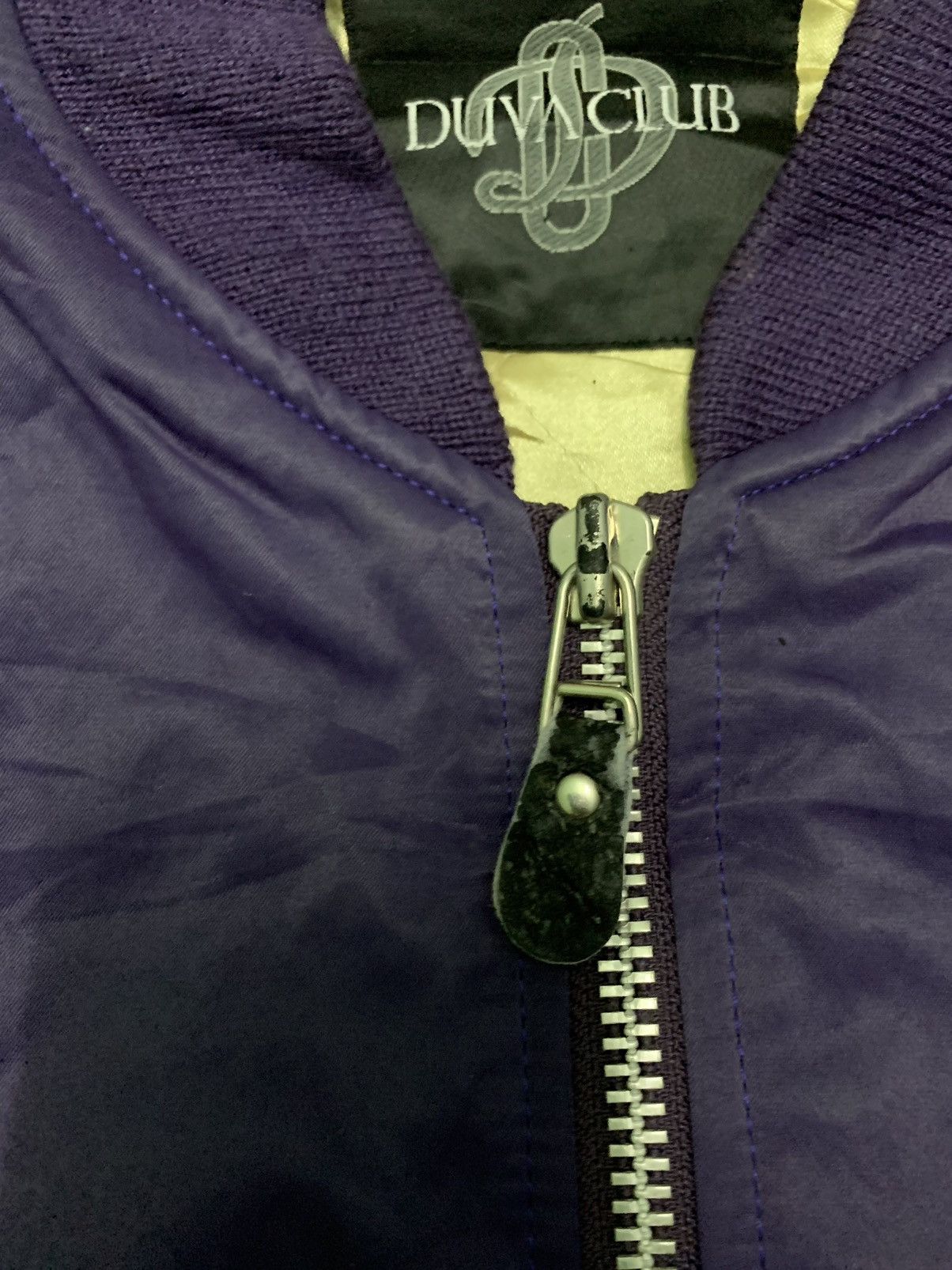 Japanese Brand Nice Duva Club Bomber Jacket Size US XL / EU 56 / 4 - 4 Thumbnail