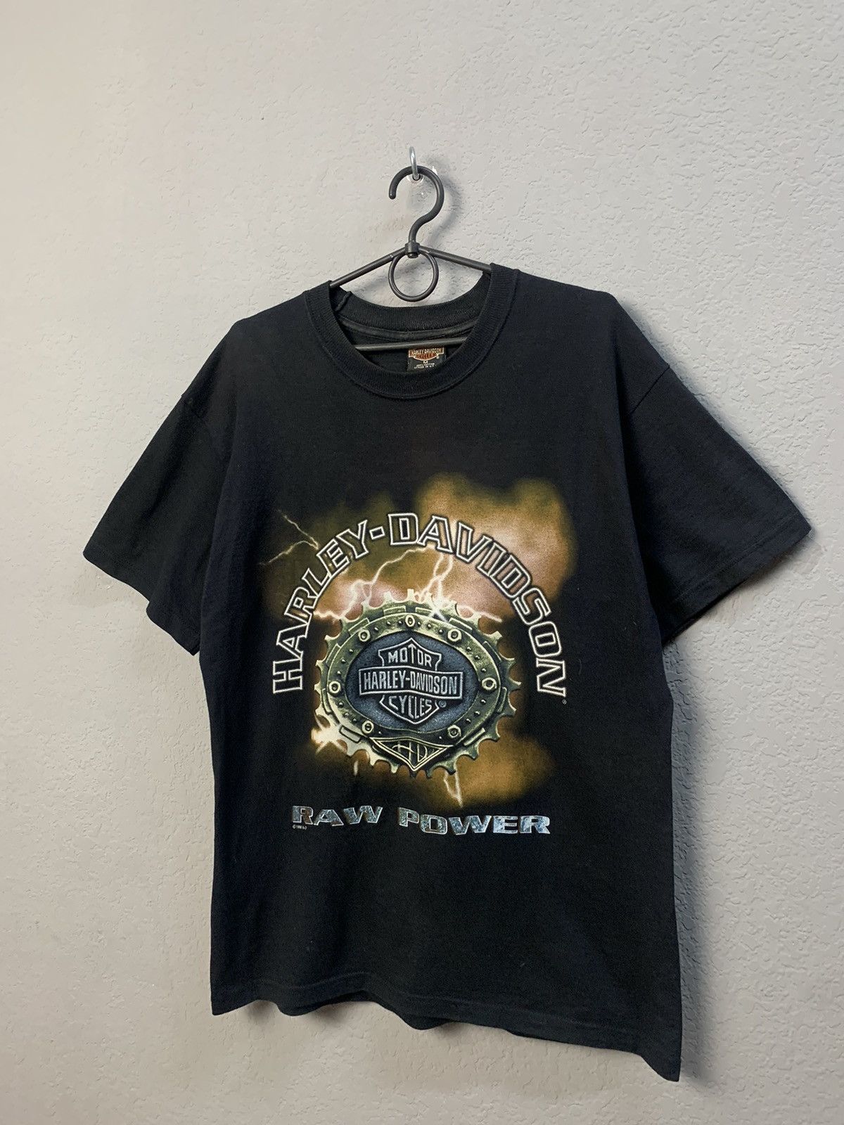 Harley Davidson × Vintage Vintage Y2K HARLEY DAVIDSON RARE FADED TEE Size US M / EU 48-50 / 2 - 2 Thumbnail
