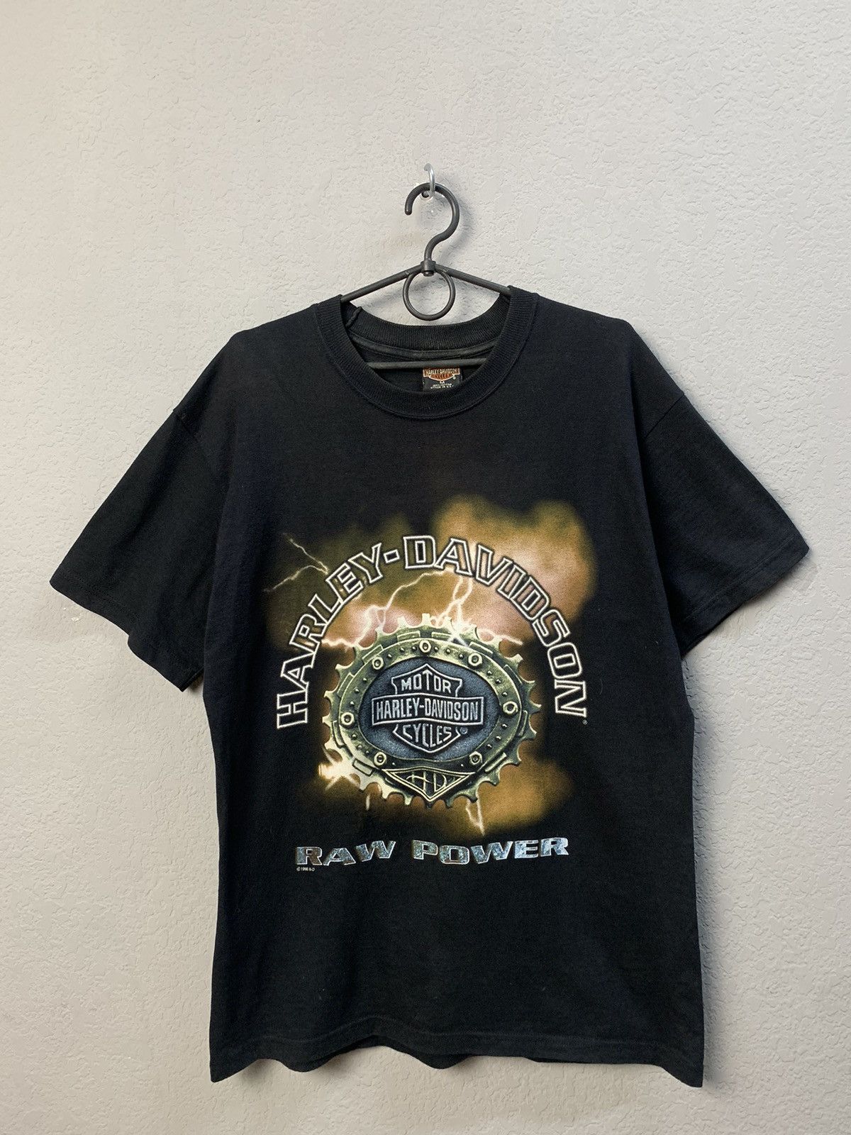 Harley Davidson × Vintage Vintage Y2K HARLEY DAVIDSON RARE FADED TEE Size US M / EU 48-50 / 2 - 1 Thumbnail