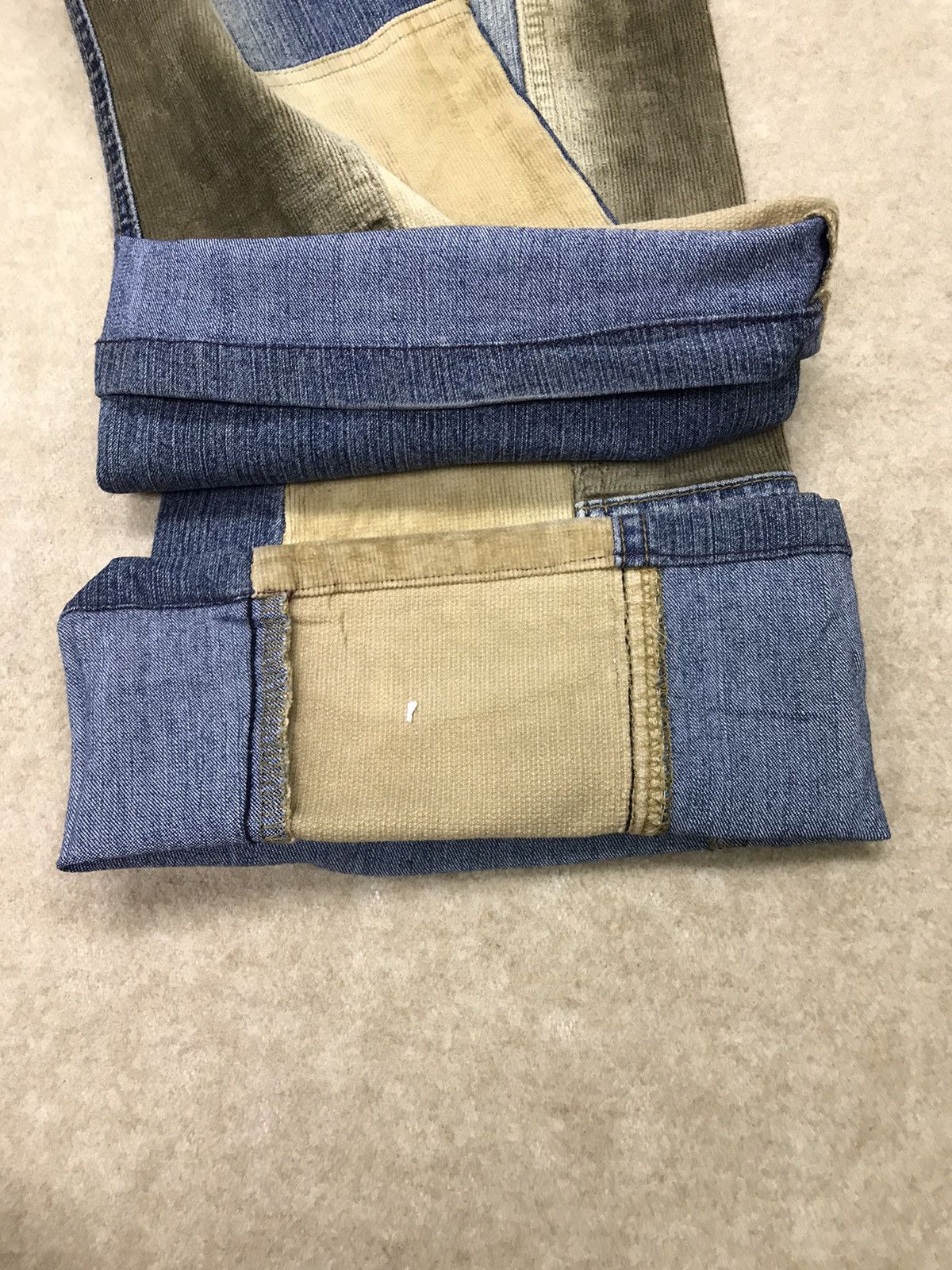 Japanese Brand Japanese brand x Newfamelleo Patchwork Denim Size 28x28 Size 28" / US 6 / IT 42 - 5 Thumbnail