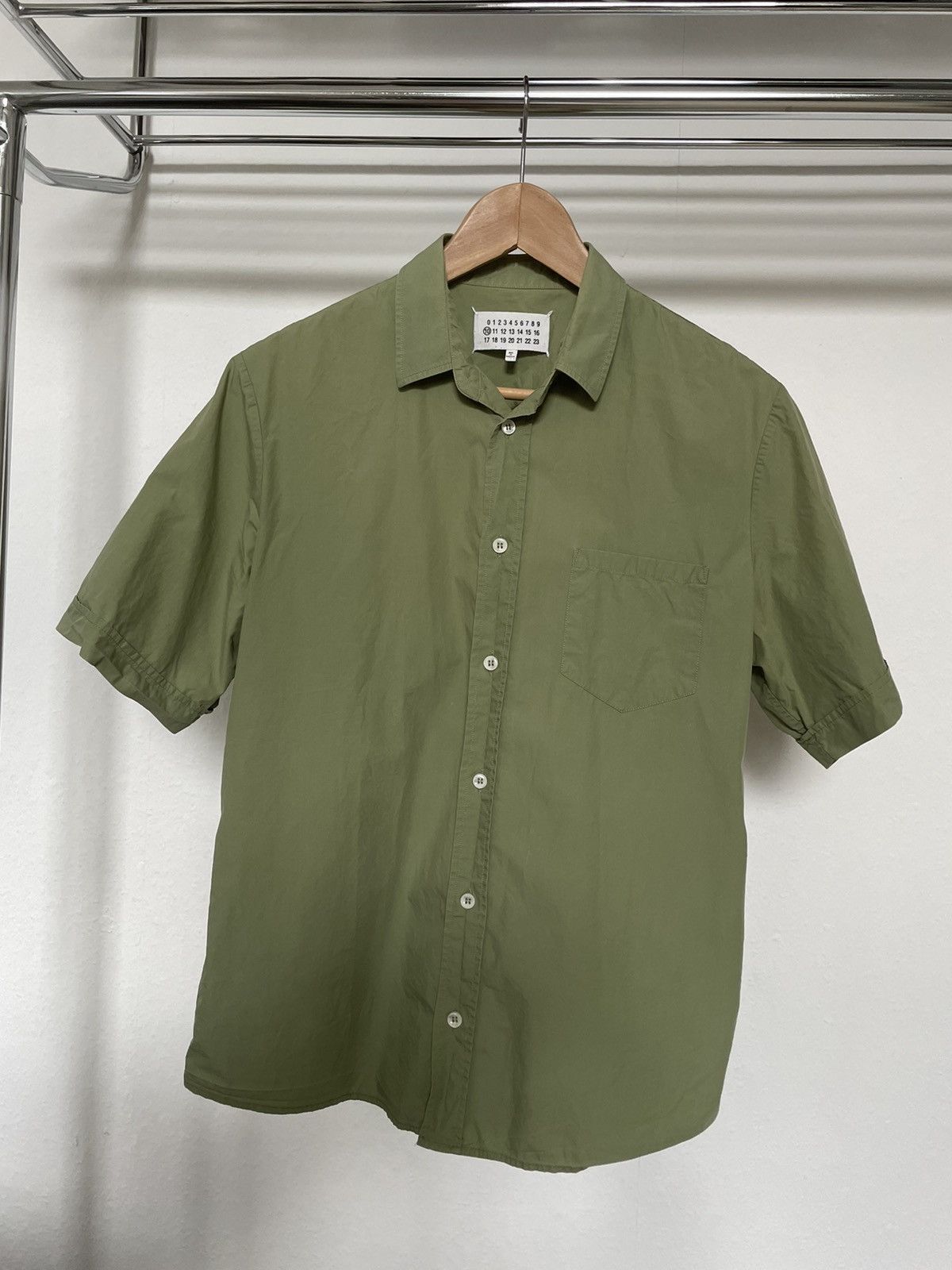 Maison Margiela Maison Margiela Short Sleeve Shirt Tech Cotton Size US XS / EU 42 / 0 - 1 Thumbnail