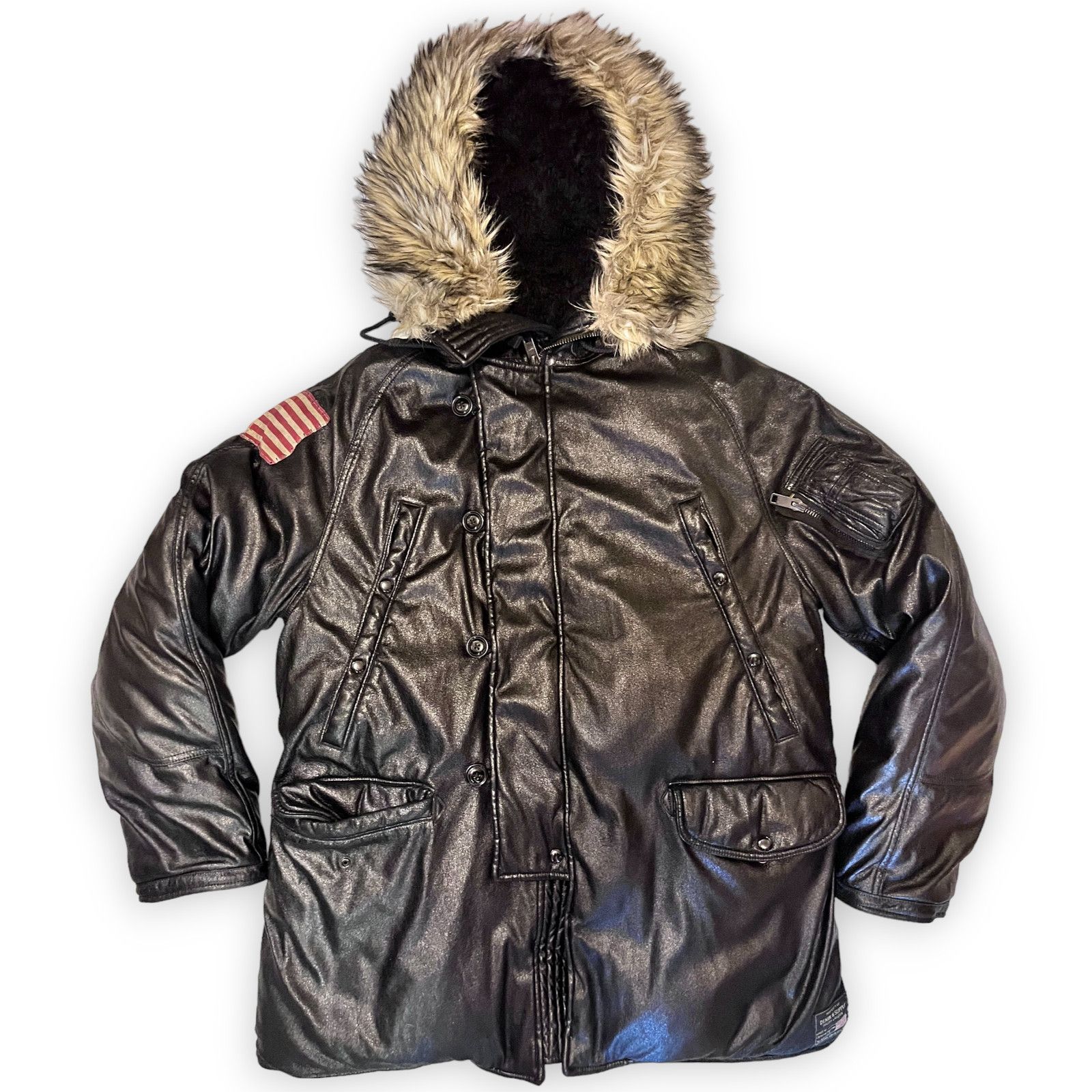 Ralph Lauren Denim and Supply Vintage Jacket Black XL/TG