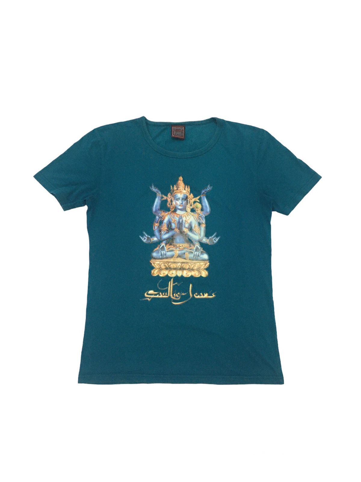 Gaultier Jeans Hindu Deity Tee Arabic Fonts