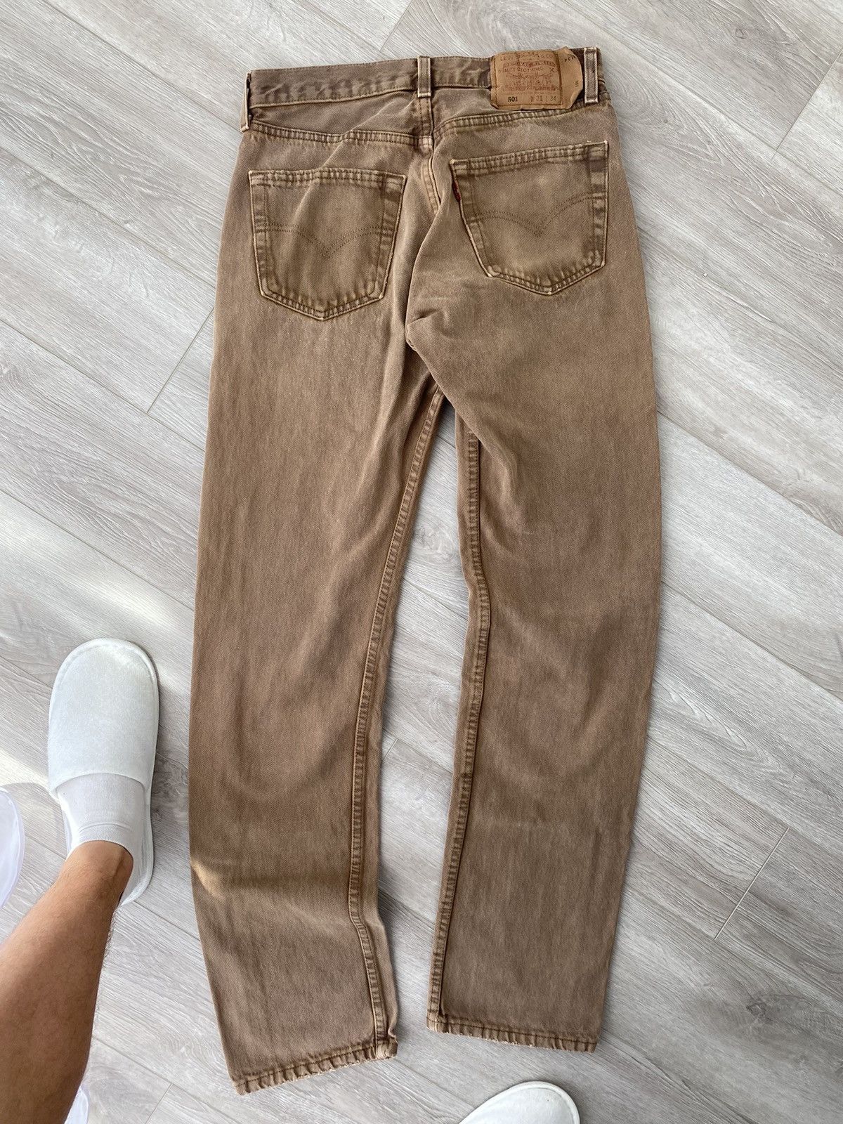 Levi's × Levi's Vintage Clothing × Vintage Vintage Levi’s 501 in Light Brown Size US 31 - 2 Thumbnail