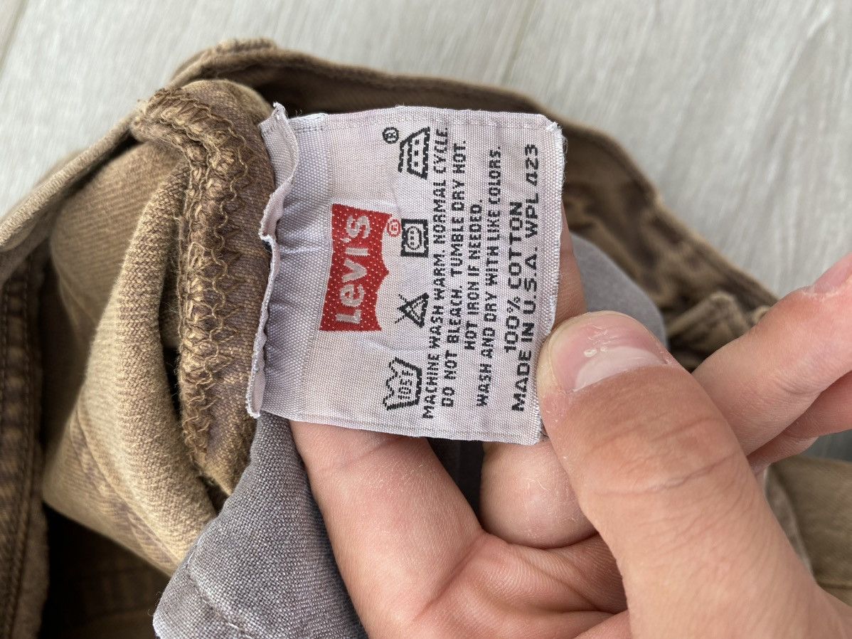 Levi's × Levi's Vintage Clothing × Vintage Vintage Levi’s 501 in Light Brown Size US 31 - 5 Thumbnail
