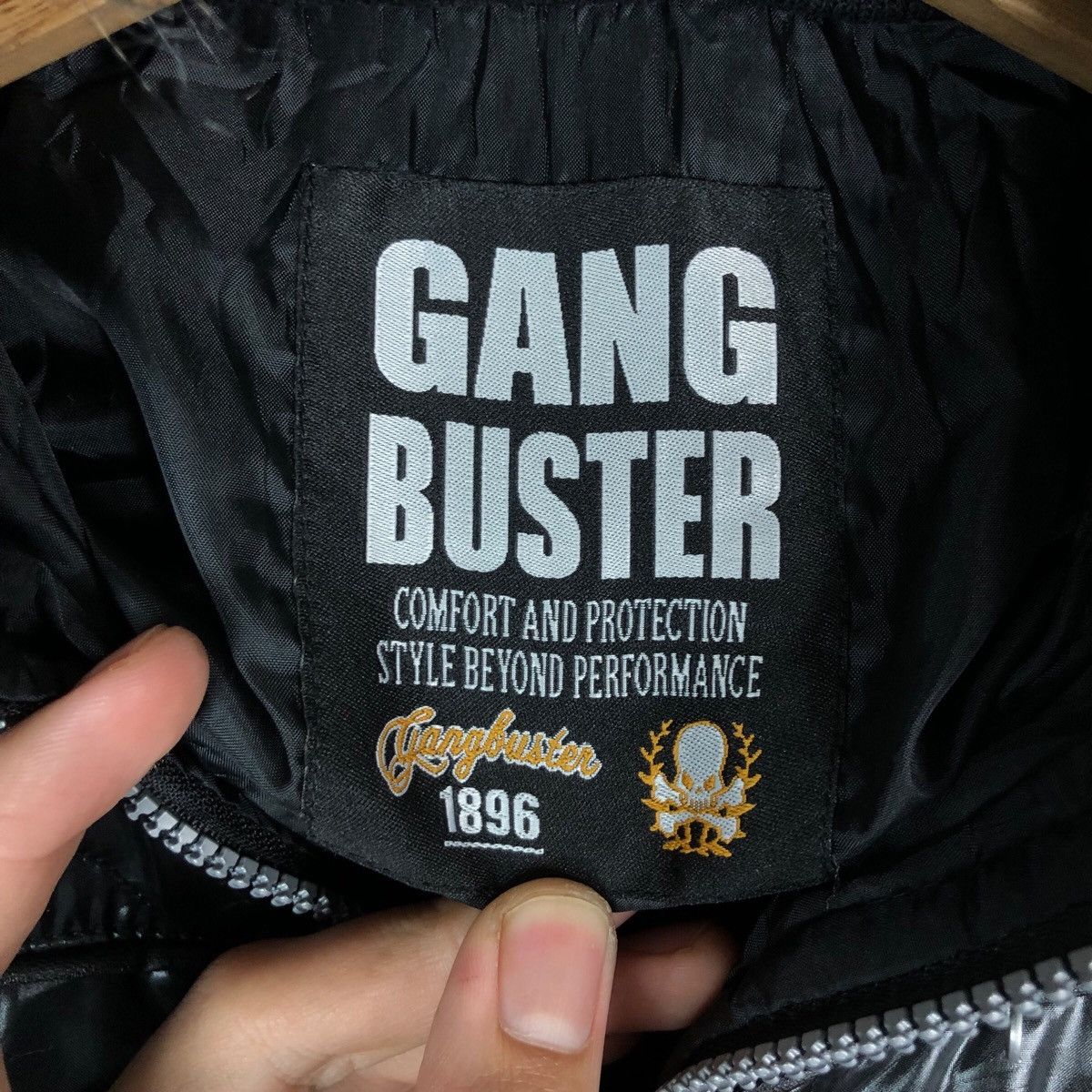 Japanese Brand Punk Gang Buster Hoodie Down Jacket Size XS / US 0-2 / IT 36-38 - 7 Thumbnail