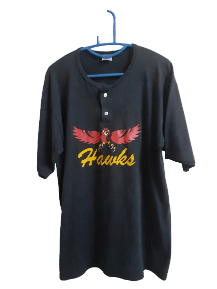 Augusta Sportswear Vintage 80s Atlanta Hawks Bliss T Shirt Size US L / EU 52-54 / 3 - 1 Thumbnail