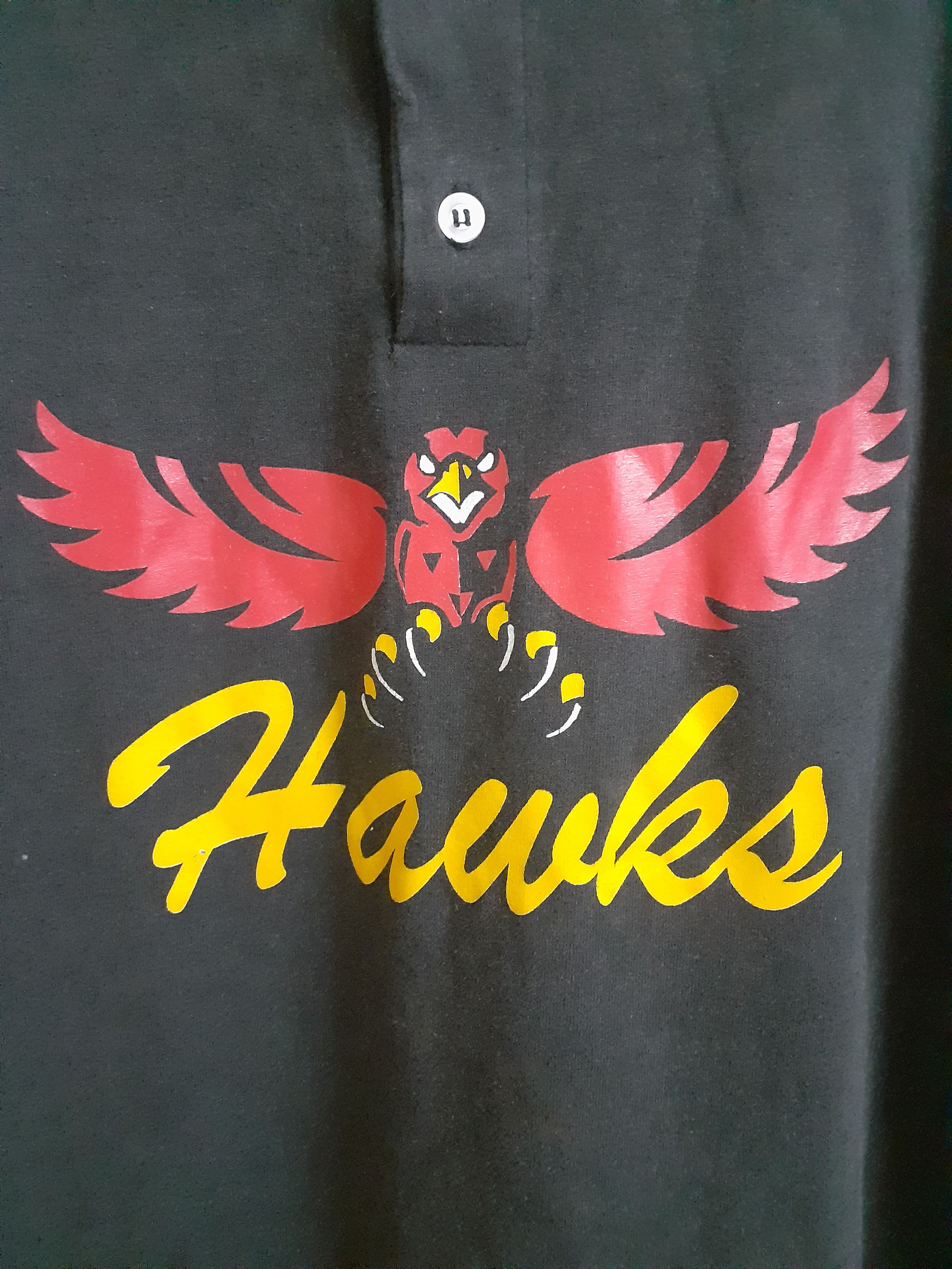 Augusta Sportswear Vintage 80s Atlanta Hawks Bliss T Shirt Size US L / EU 52-54 / 3 - 3 Thumbnail