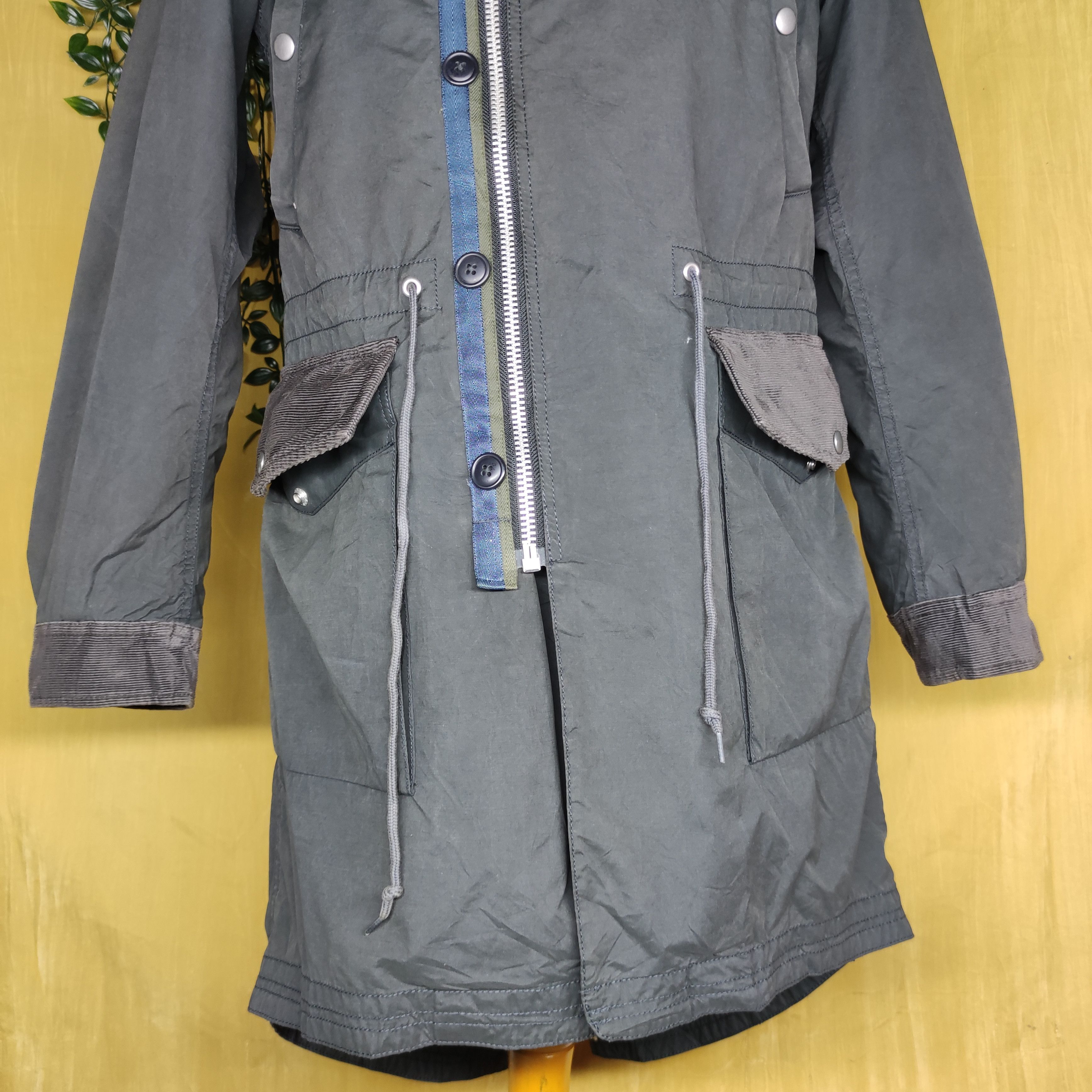 Jun Takahashi 🔥Undercover x Uniqlo Hooded Fur Fishtail Parka Size US M / EU 48-50 / 2 - 7 Thumbnail