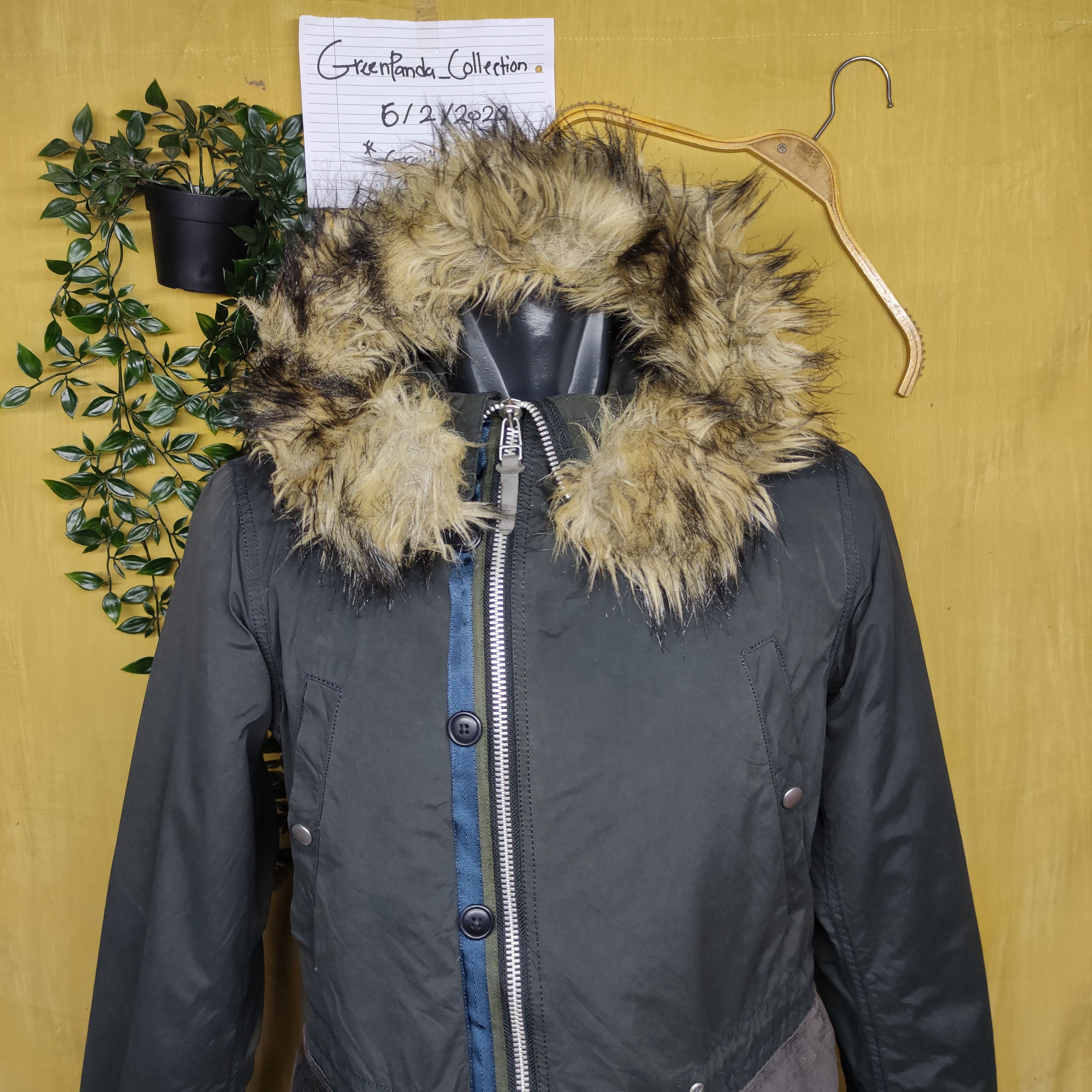 Jun Takahashi 🔥Undercover x Uniqlo Hooded Fur Fishtail Parka Size US M / EU 48-50 / 2 - 8 Thumbnail