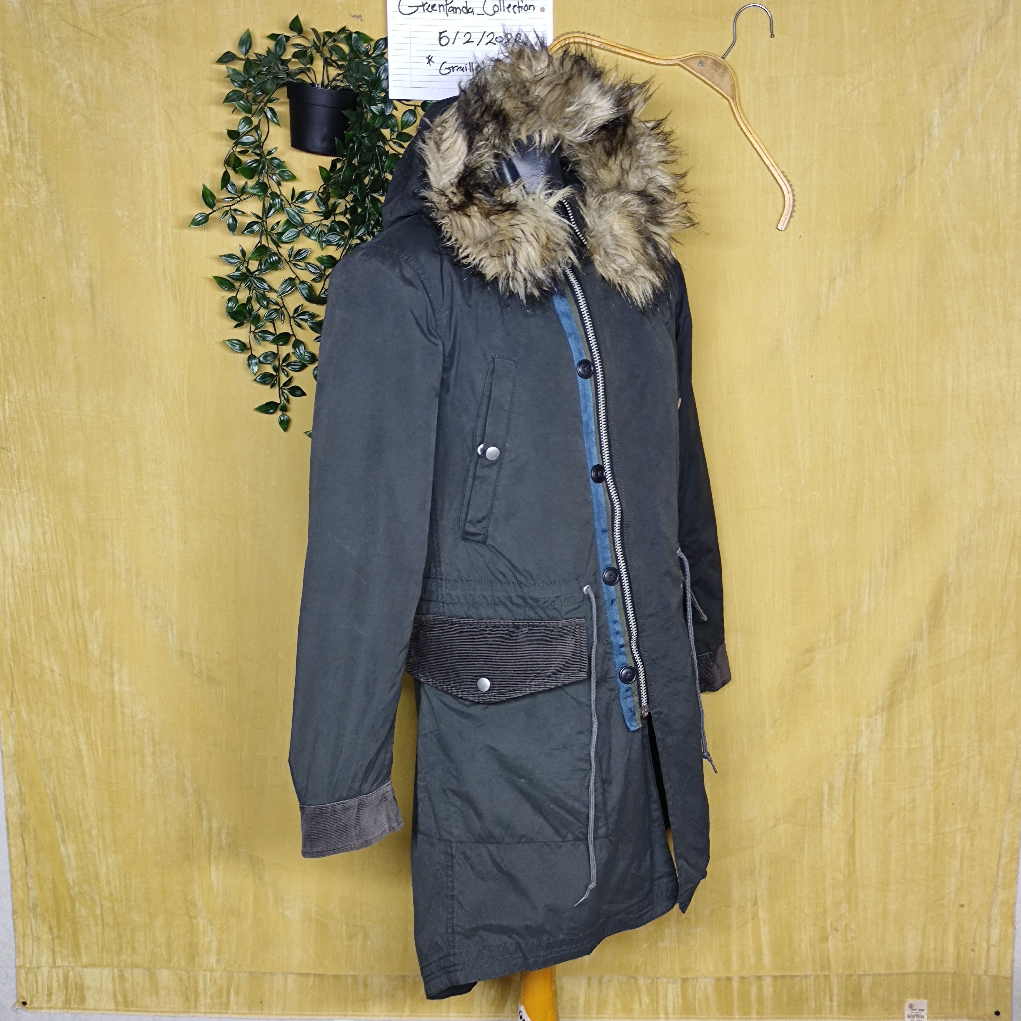 Jun Takahashi 🔥Undercover x Uniqlo Hooded Fur Fishtail Parka Size US M / EU 48-50 / 2 - 5 Thumbnail