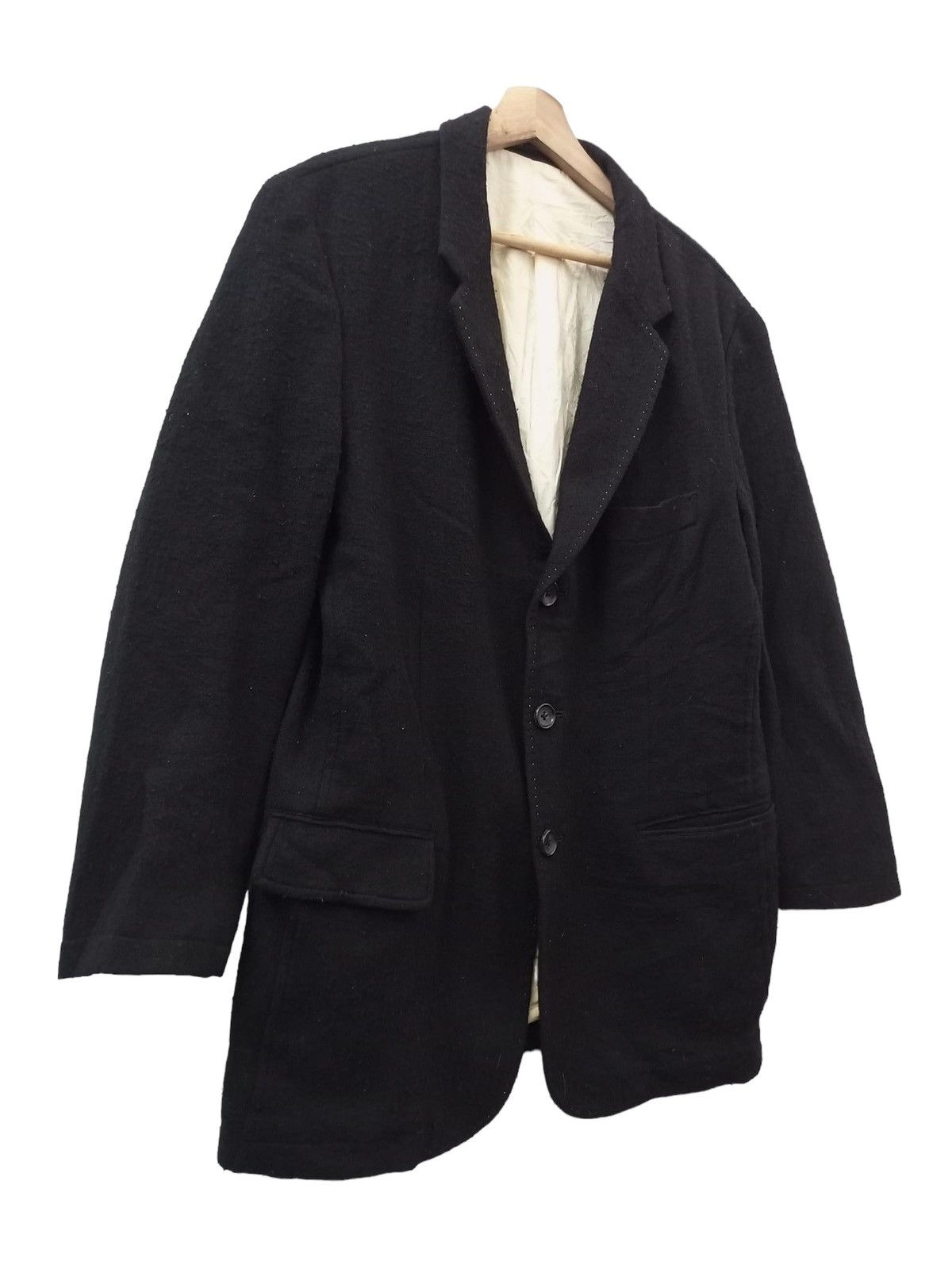 Yohji Yamamoto 🔥YOHJI YAMAMOTO HEAVY WOOL JACKETS Size US L / EU 52-54 / 3 - 5 Thumbnail