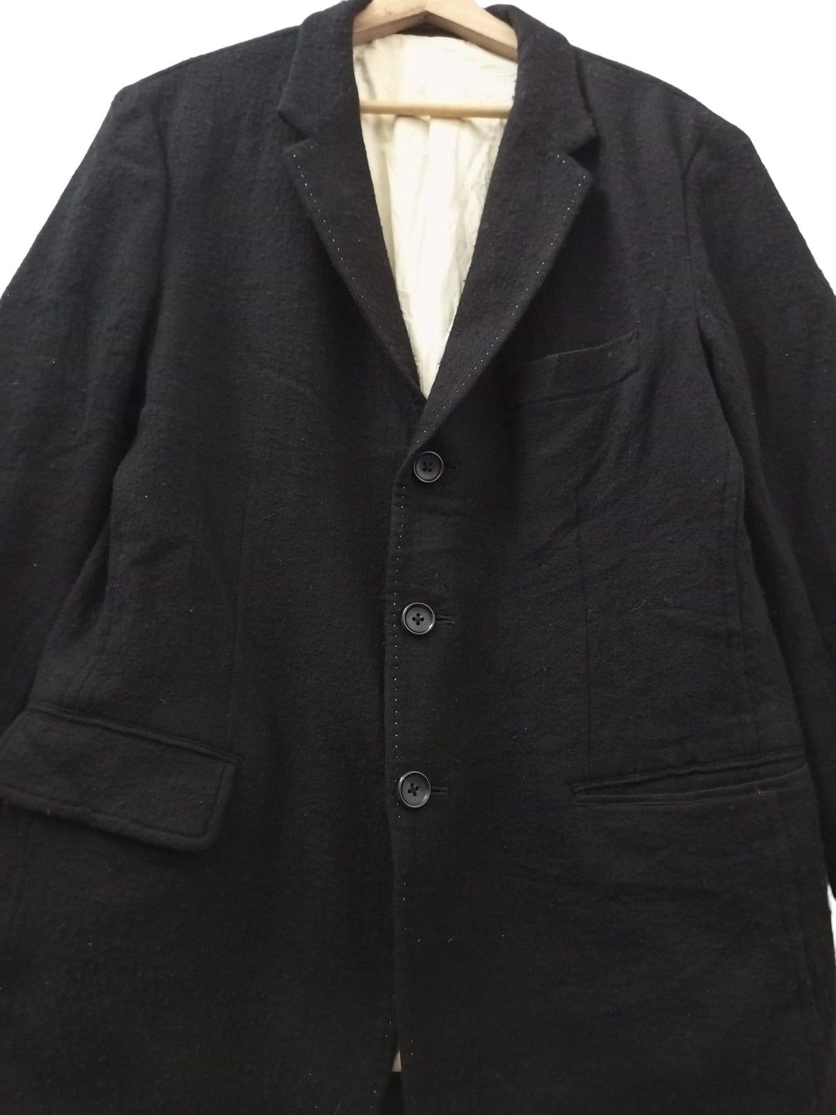 Yohji Yamamoto 🔥YOHJI YAMAMOTO HEAVY WOOL JACKETS Size US L / EU 52-54 / 3 - 2 Thumbnail